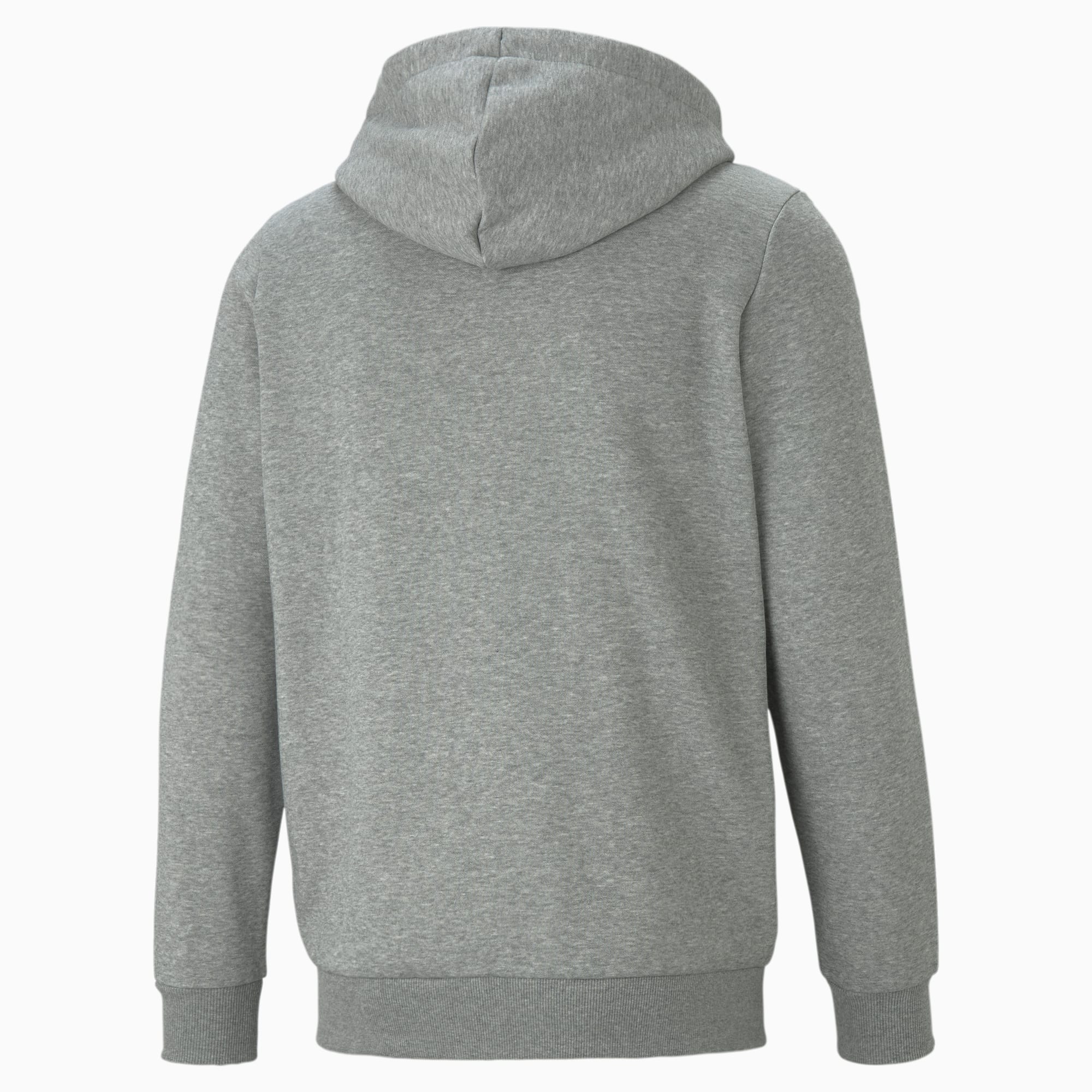PUMA Essentials hoodie met logo en volledige ritssluiting heren, Grijs
