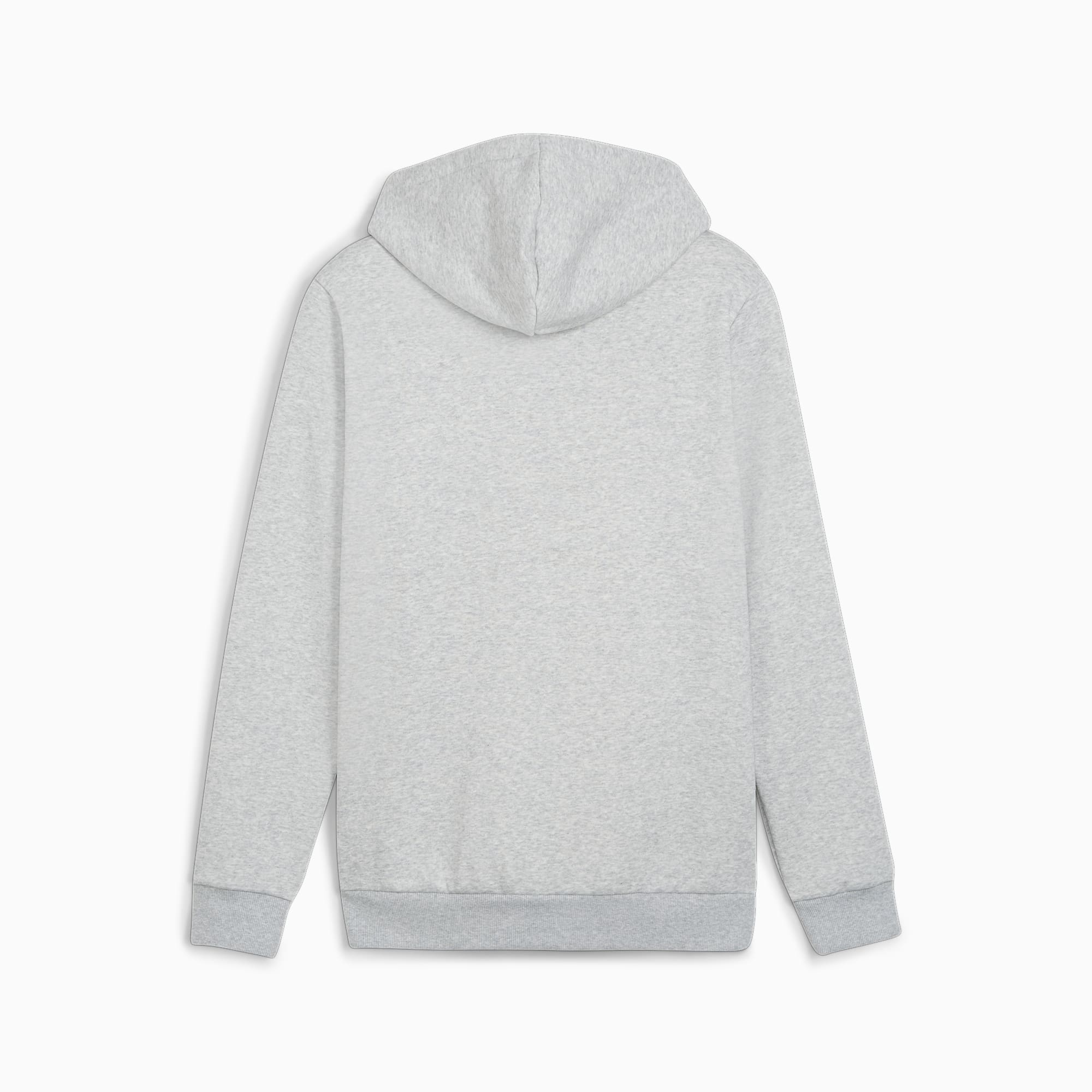PUMA Essentials hoodie met logo en volledige ritssluiting heren, Grijs