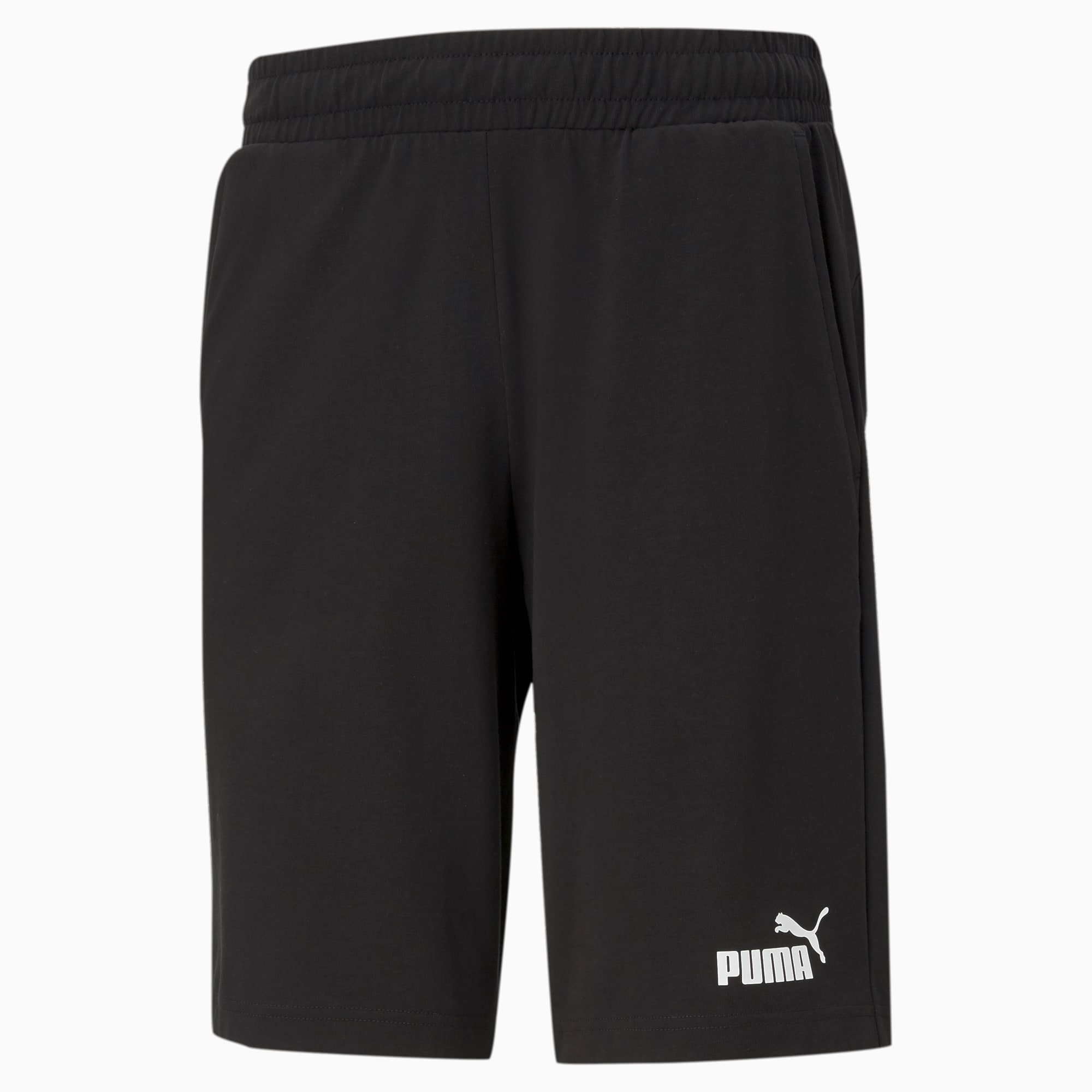 PUMA Essentials Jersey Men's Shorts, Black, Size L, Clothing