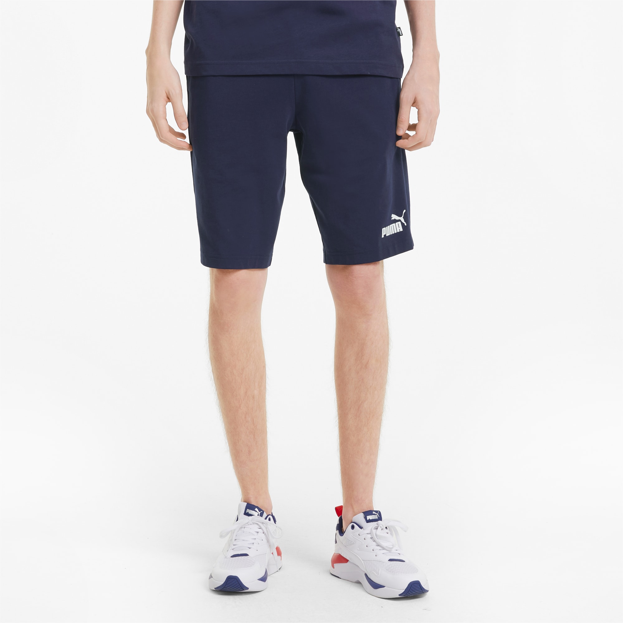 PUMA Essentials Jersey Men's Shorts, Peacoat, Size XS, Clothing