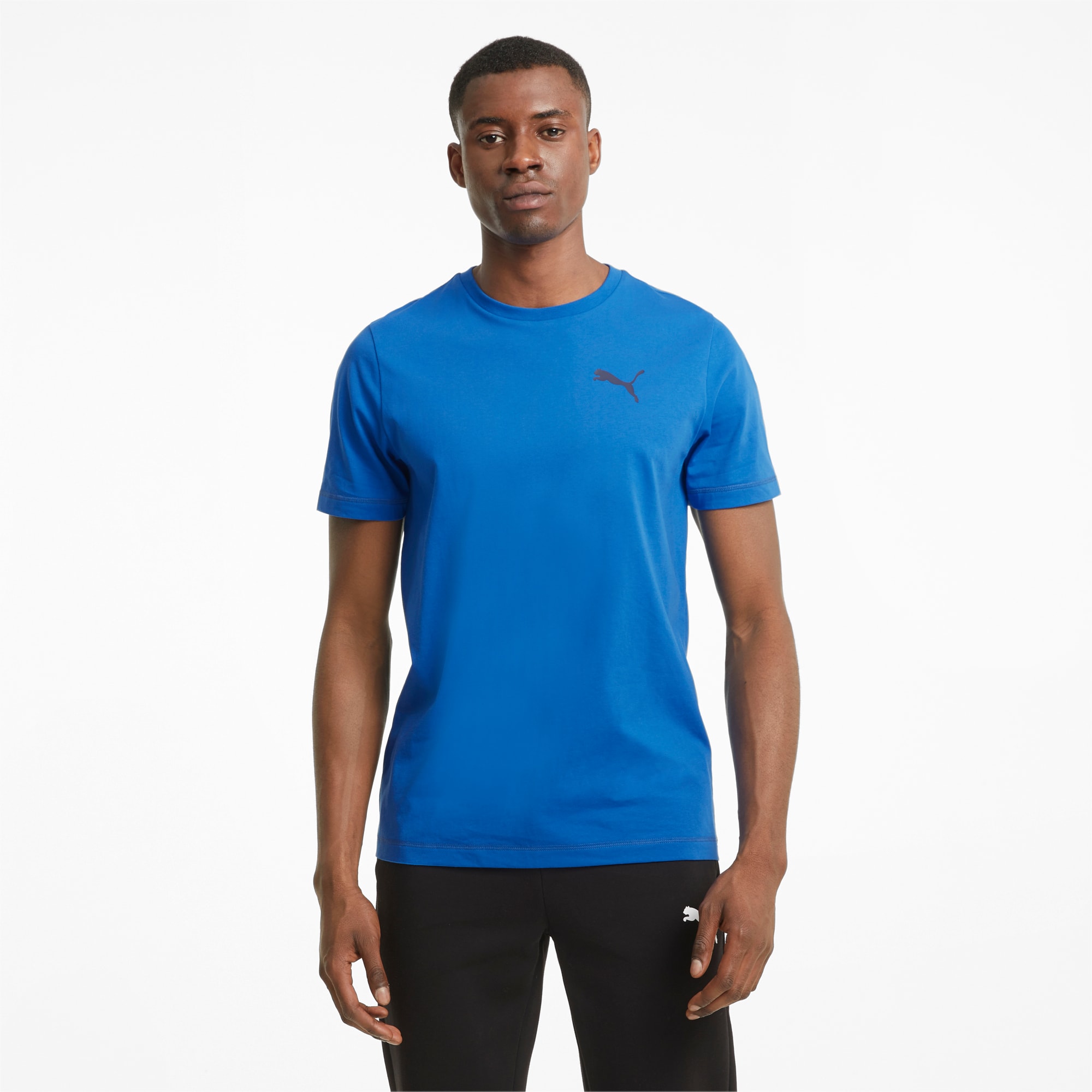 PUMA Active Soft Men's T-Shirt, Royal Blue, Size L, Clothing