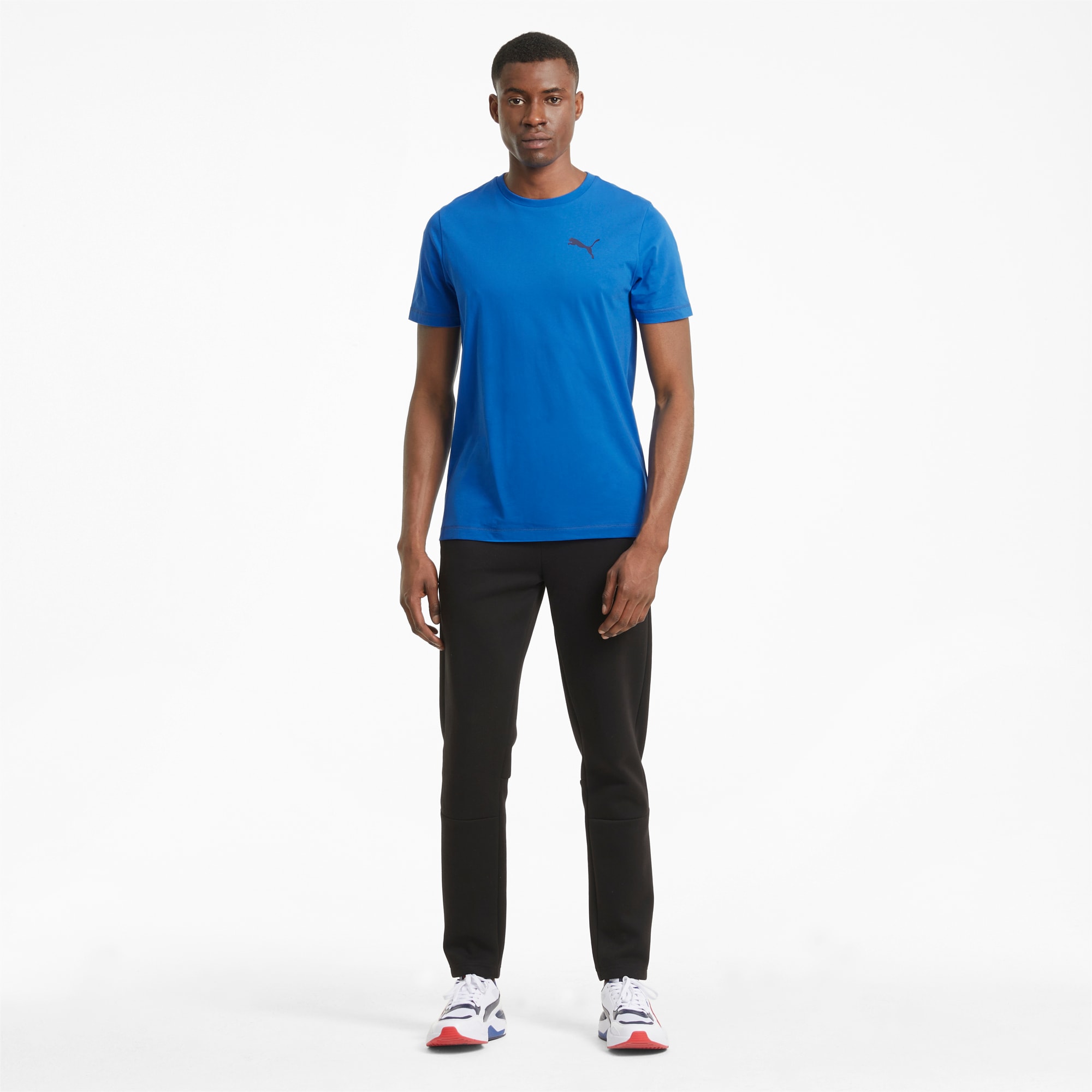 PUMA Active Soft Men's T-Shirt, Royal Blue, Size 4XL, Clothing