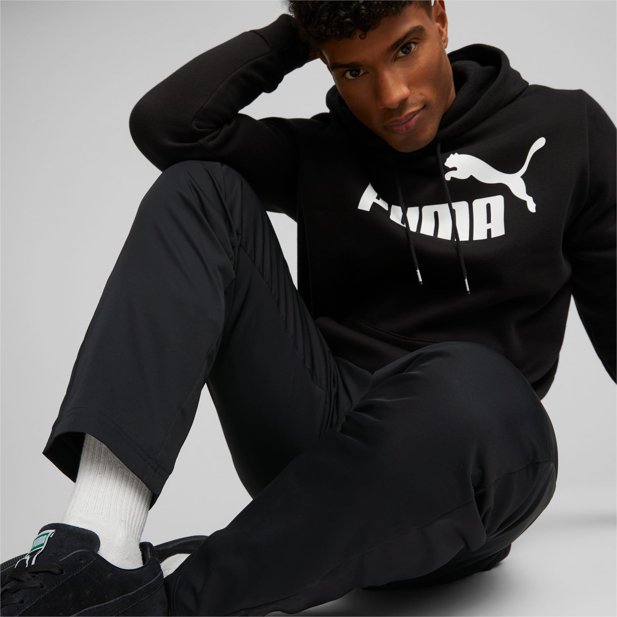 PUMA Active Woven Men's Sweatpants, Black, Size XS, Clothing