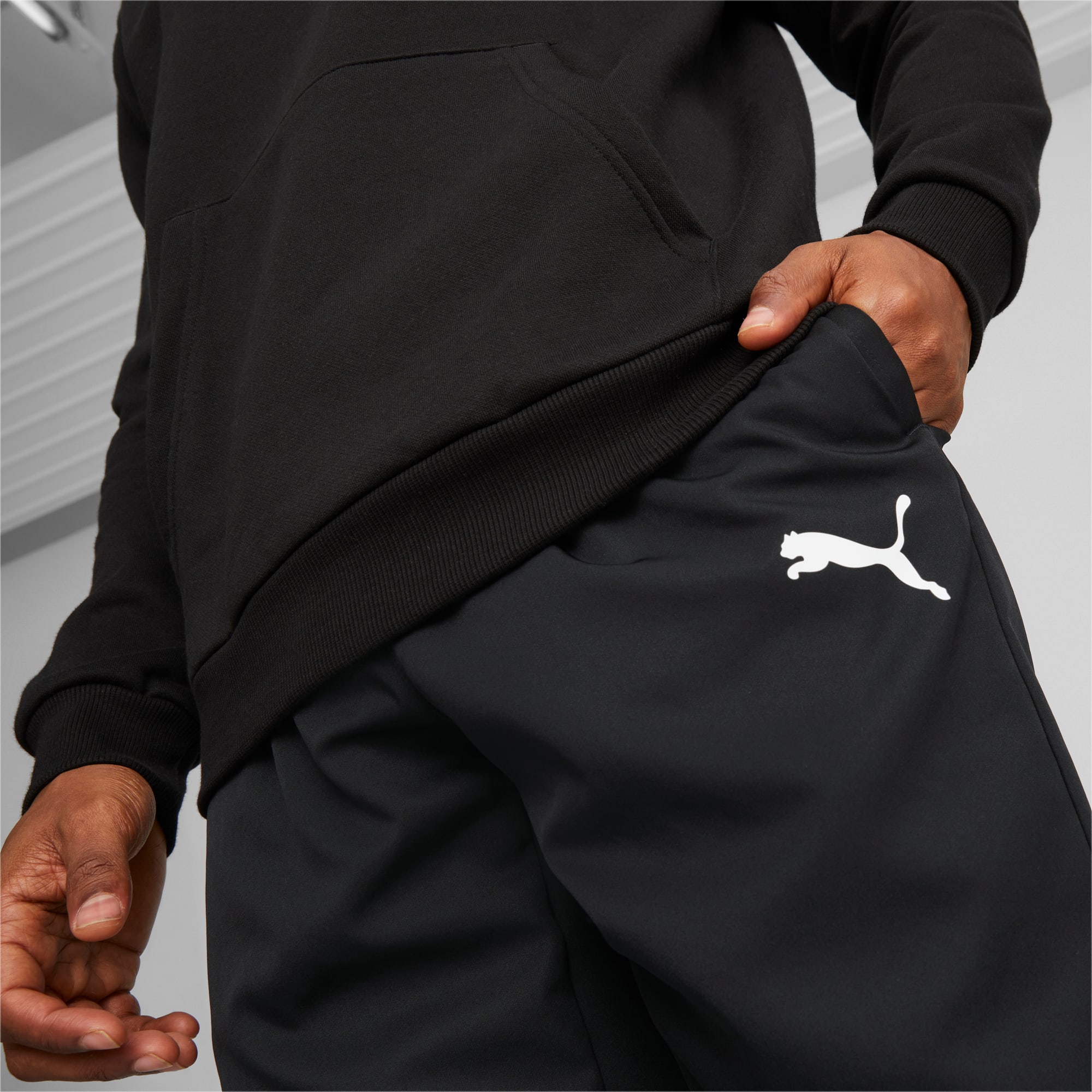 PUMA Active Woven Men's Sweatpants, Black, Size S, Clothing