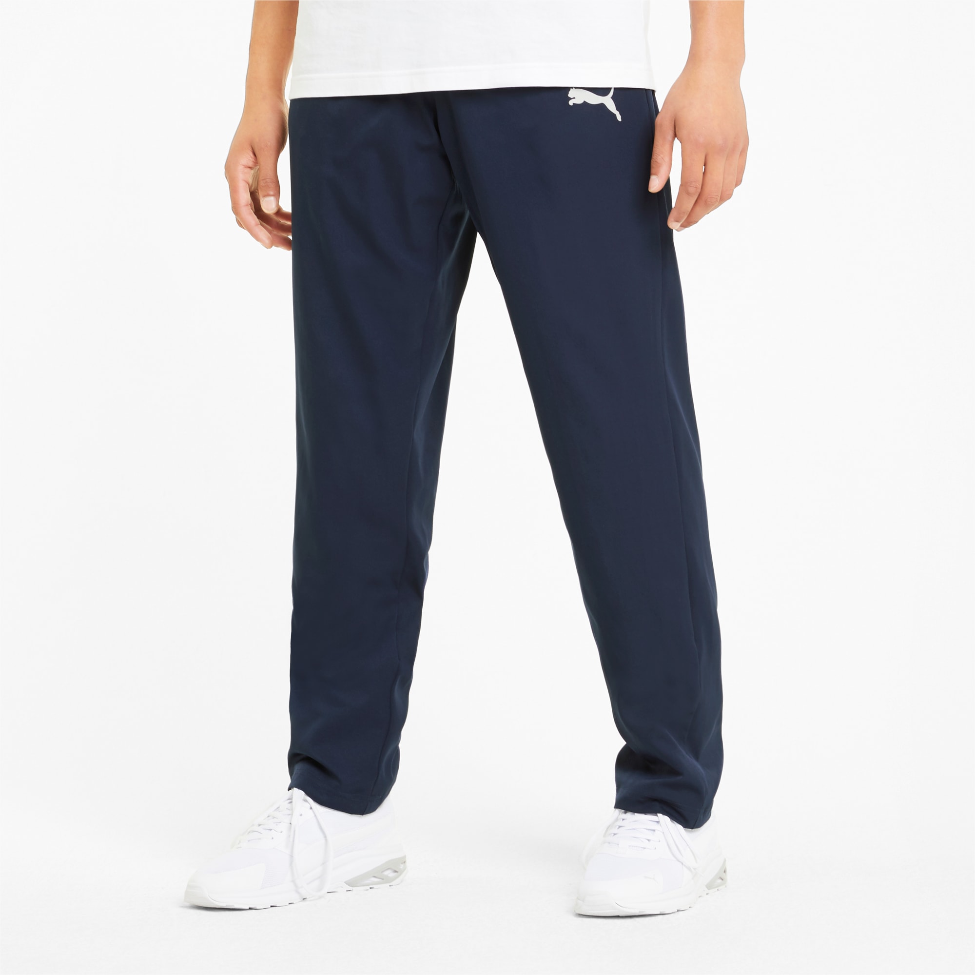 Pantaloni in tessuto Active uomo, Blu, Taglia XL | PUMA