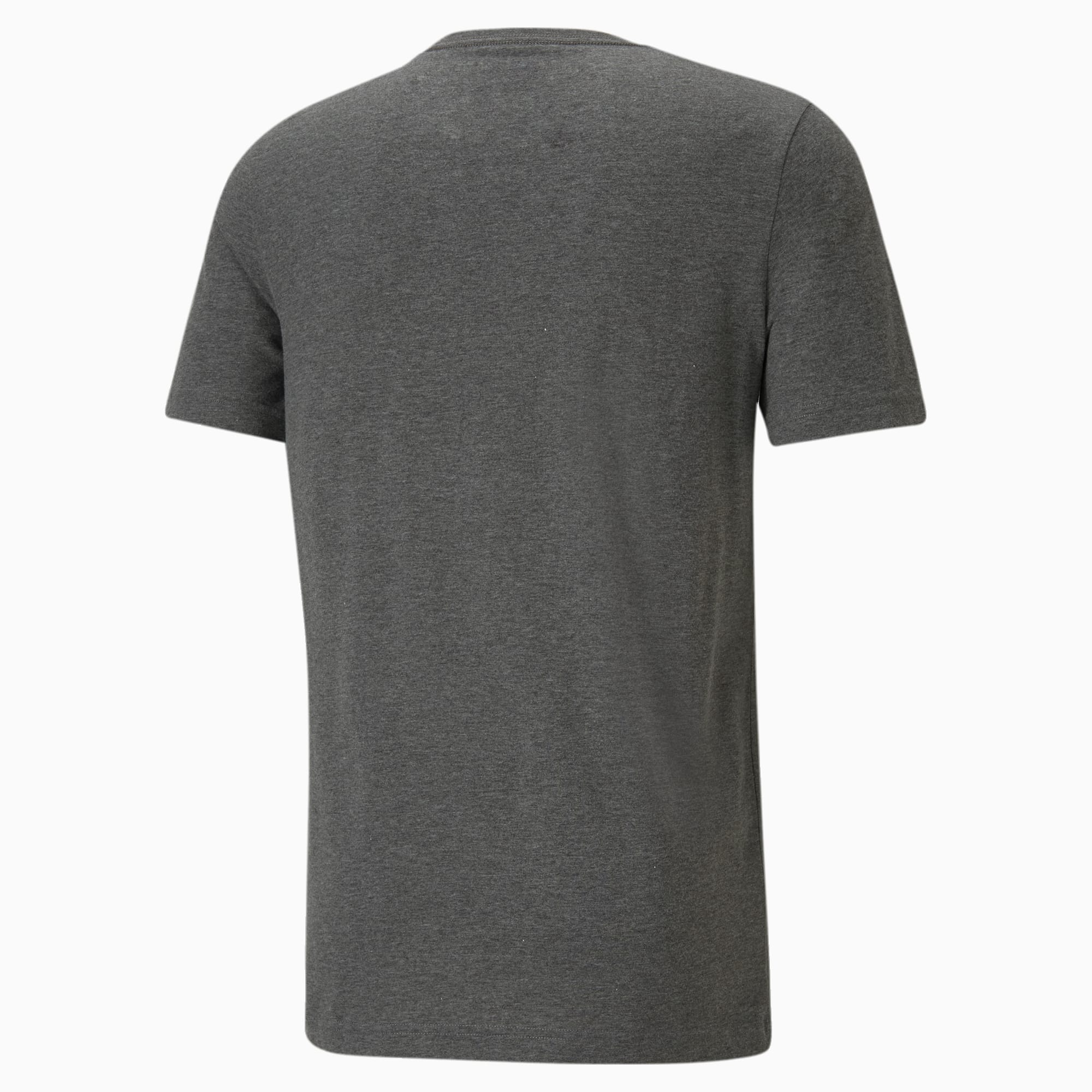 PUMA Essentials Heather Men's T-Shirt, Black, Size S, Clothing