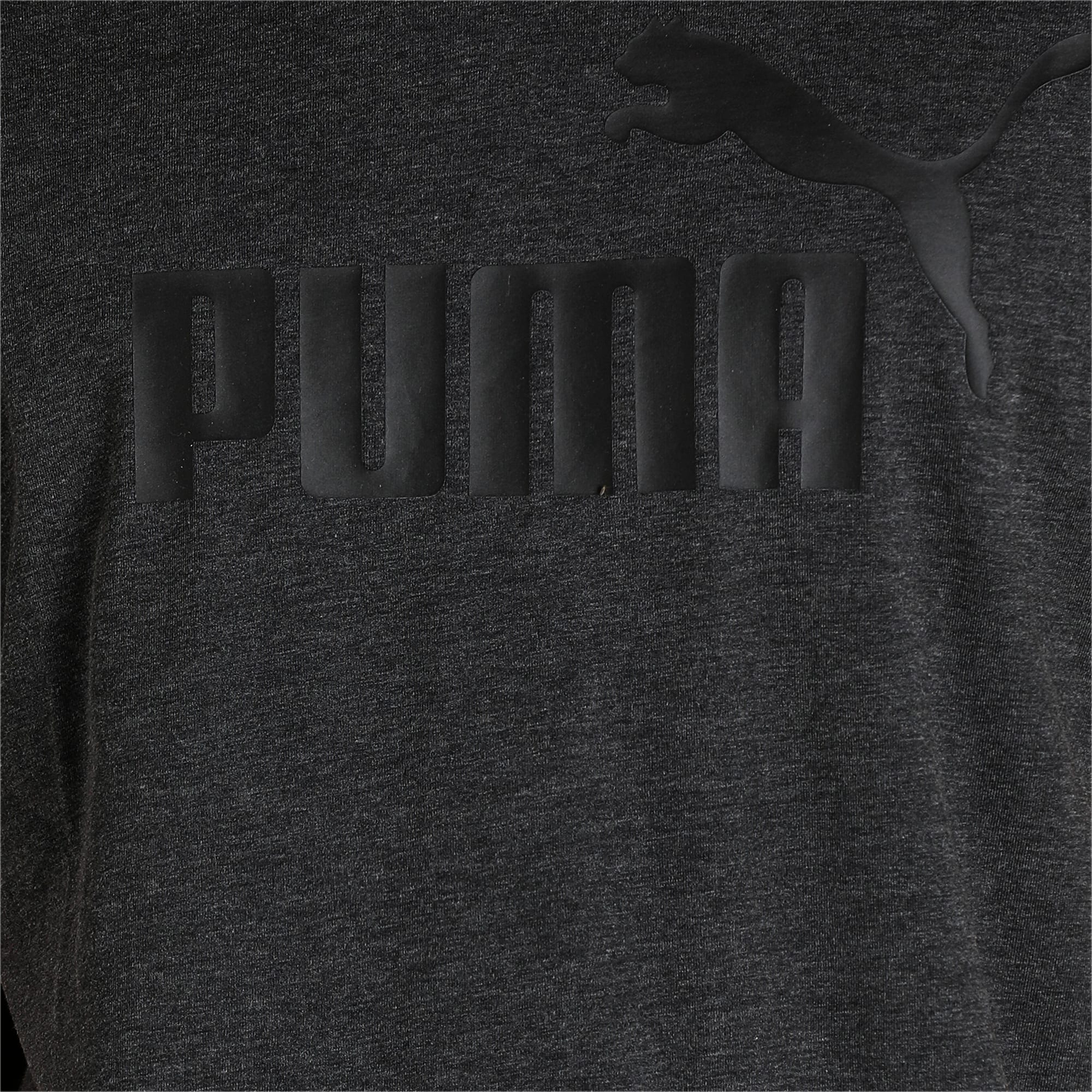 PUMA Essentials Heather Men's T-Shirt, Dark Grey Heather, Size L, Clothing