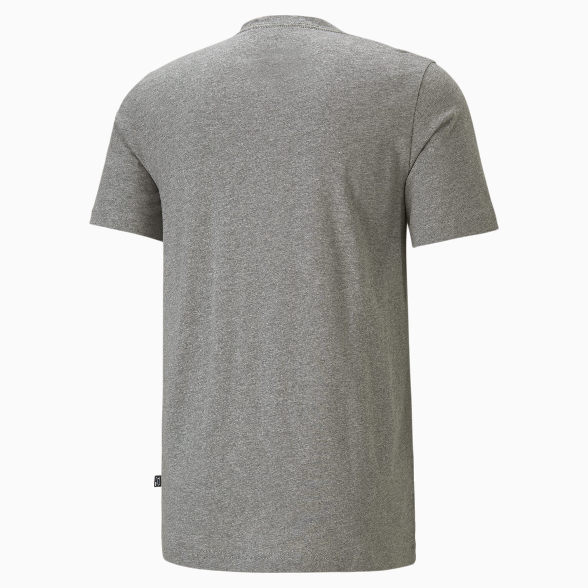 PUMA Essentials V-Neck T-Shirt Men, Medium Grey Heather, Size 6XL, Clothing