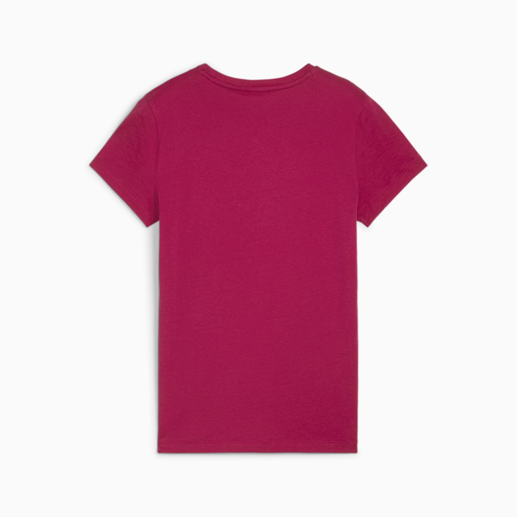 PUMA Essentials Logo T-shirt voor Dames, Magenta Gleam