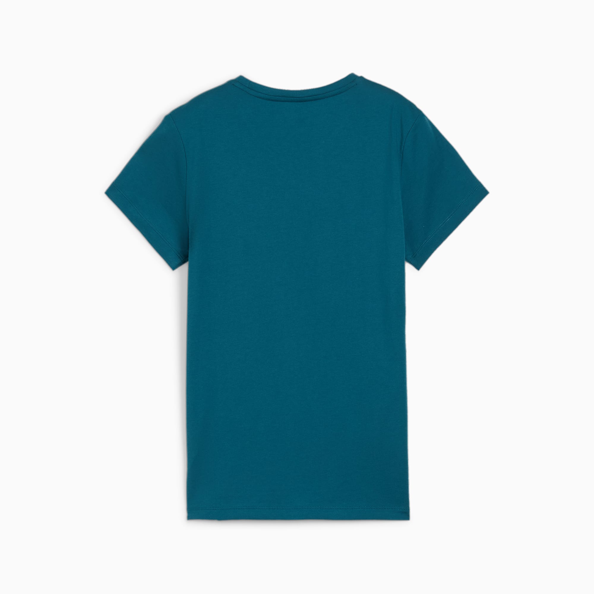 PUMA Essentials Logo T-shirt voor Dames, Groen