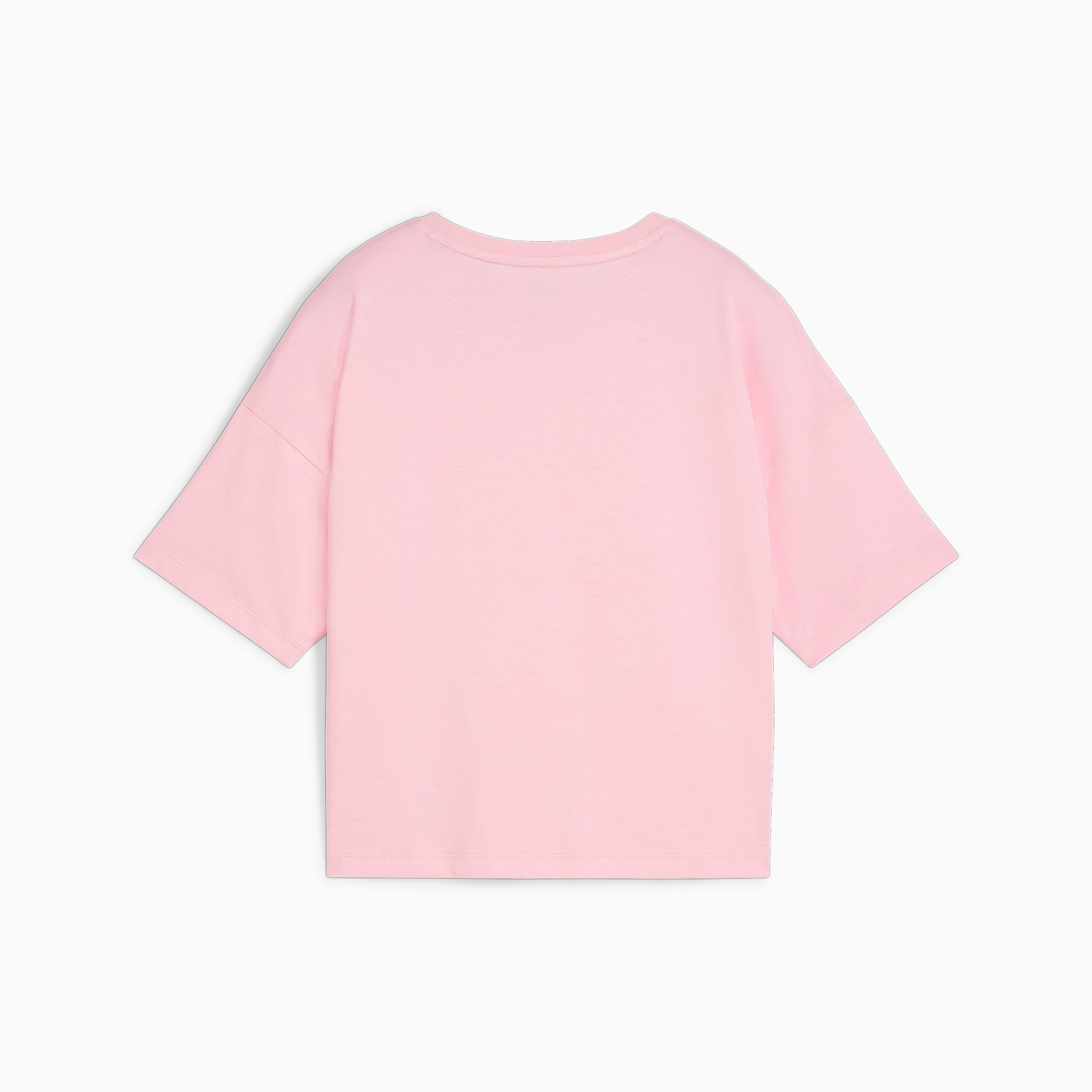 PUMA Essentials Logo cropped T-shirt dames, Roze