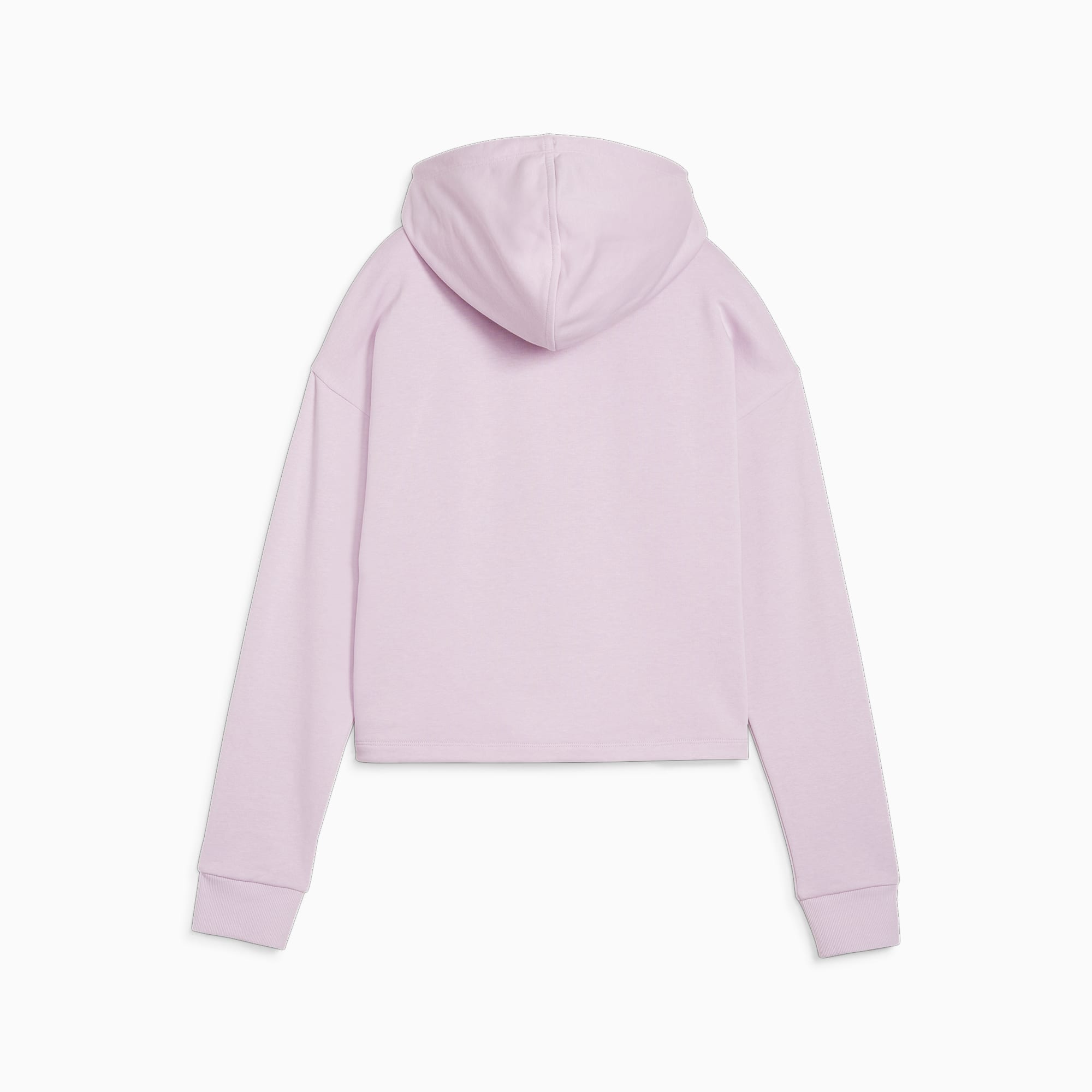 PUMA Essentials cropped hoodie met logo , Paars/Aucun