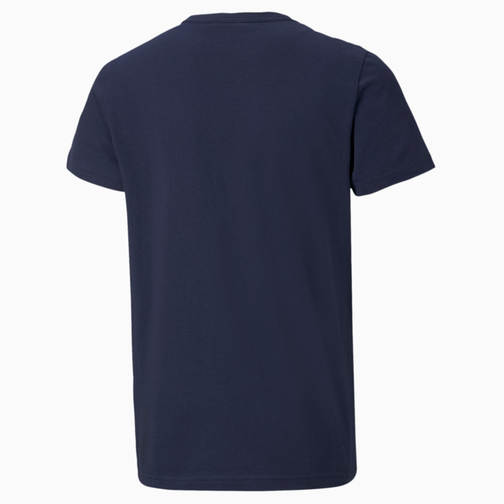 PUMA Essentials Jugend T-Shirt Mit Logo Für Kinder, Blau, Größe: 116, Kleidung