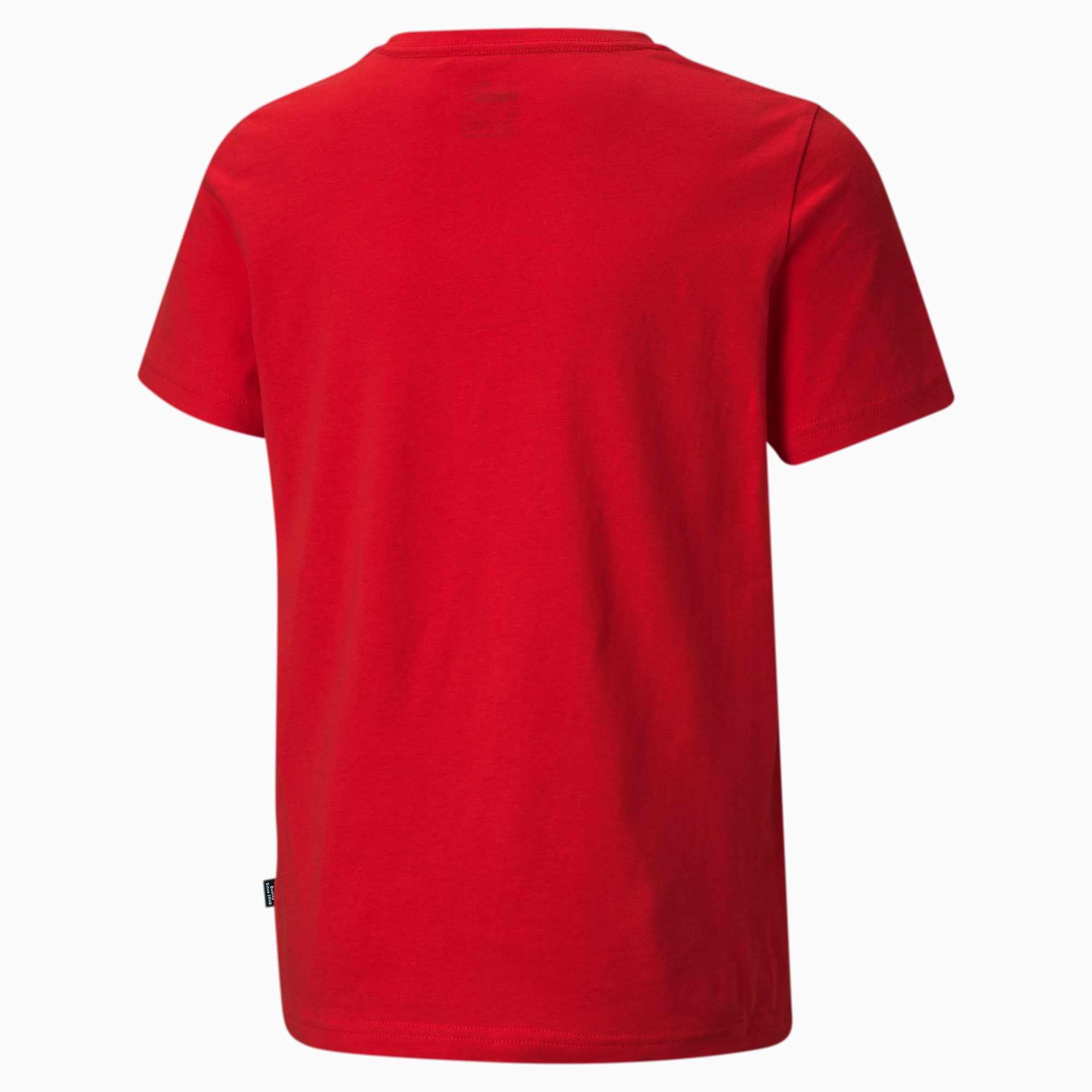 PUMA Essentials Jugend T-Shirt Mit Logo Für Kinder, Rot, Größe: 140, Kleidung