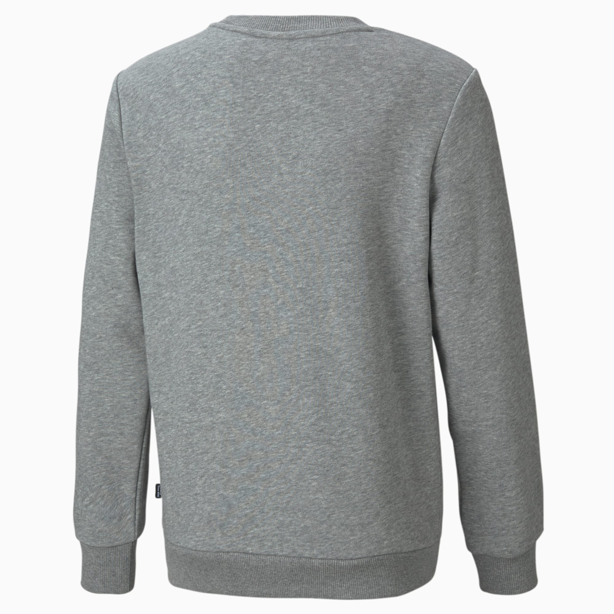 PUMA Essentials sweatshirt met groot logo jongeren, Grijs