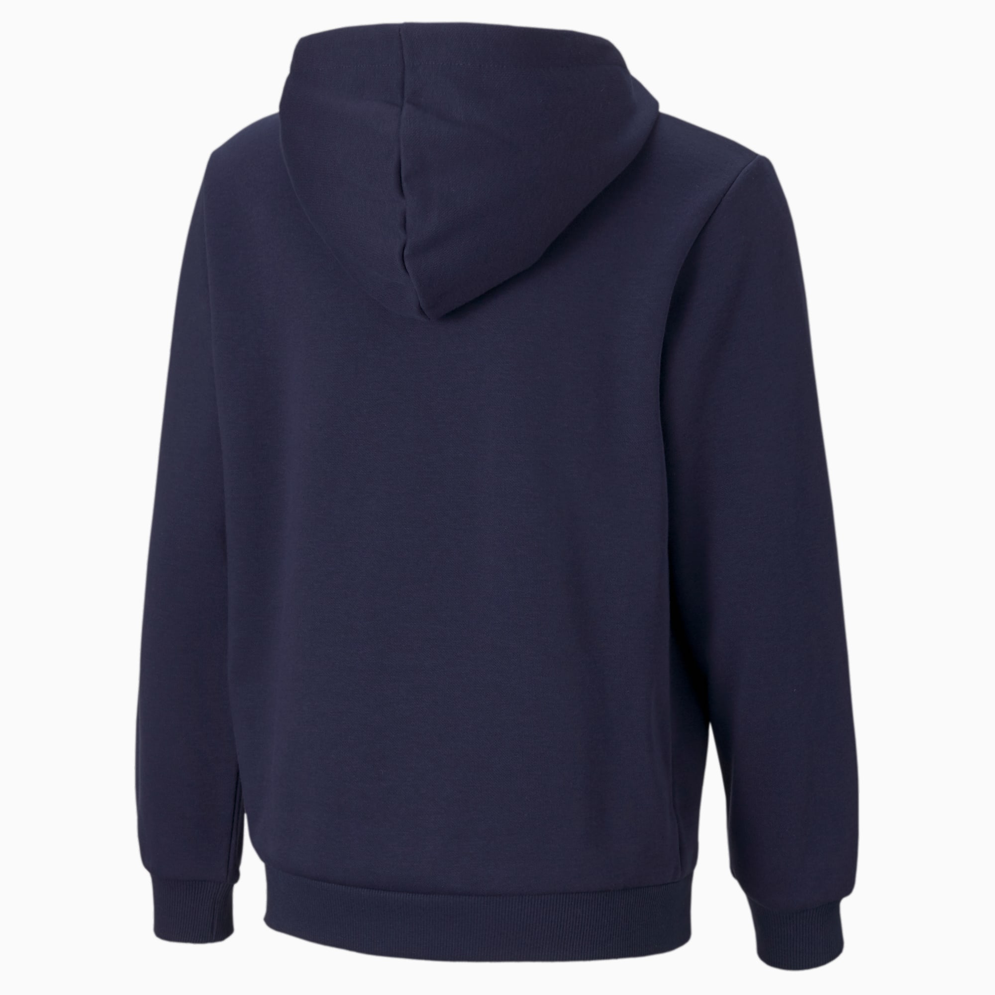 PUMA Essentials hoodie met groot logo jongeren, Blauw