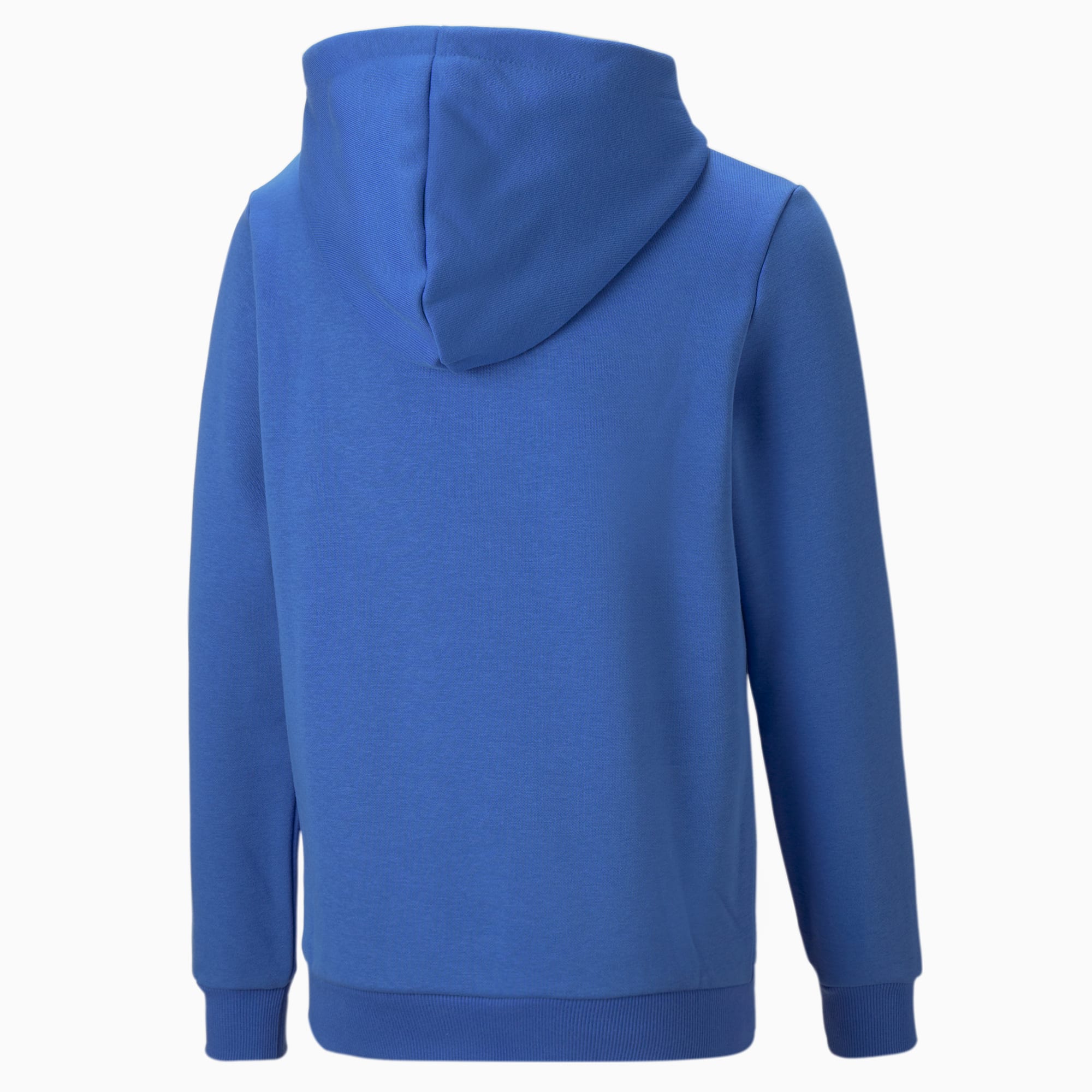 PUMA Essentials+ hoodie met groot tweekleurig logo, Blauw