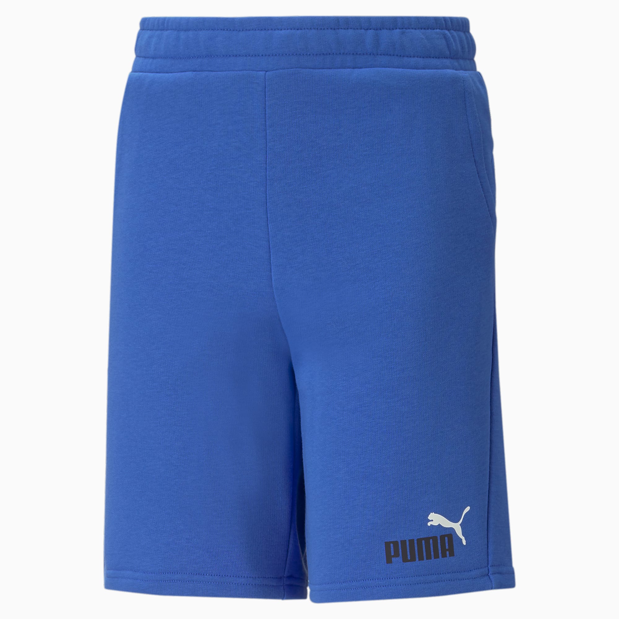 PUMA Essentials+ Two-Tone Youth Shorts, Royal Blue, Size 92, Clothing