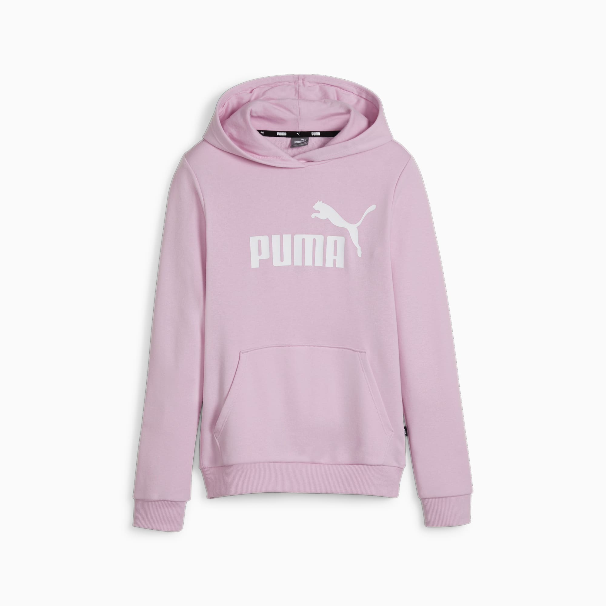 PUMA Essentials Logo Youth Hoodie, Grape Mist, Size 13-14Y, Clothing