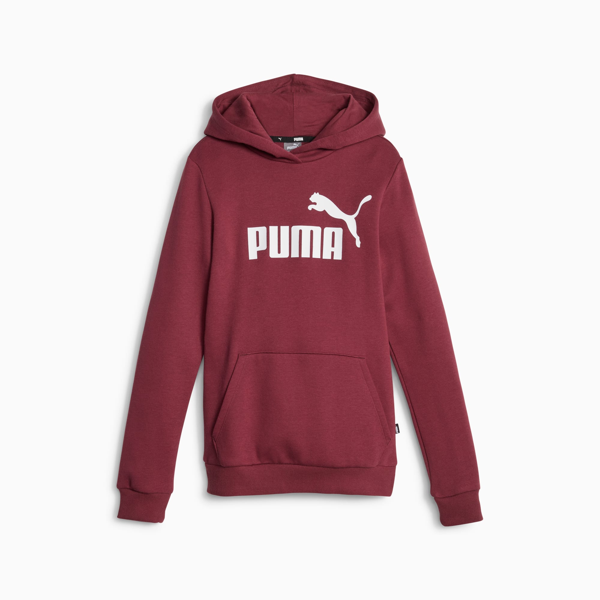 PUMA Essentials Logo Youth Hoodie, Dark Jasper, Size 176, Clothing