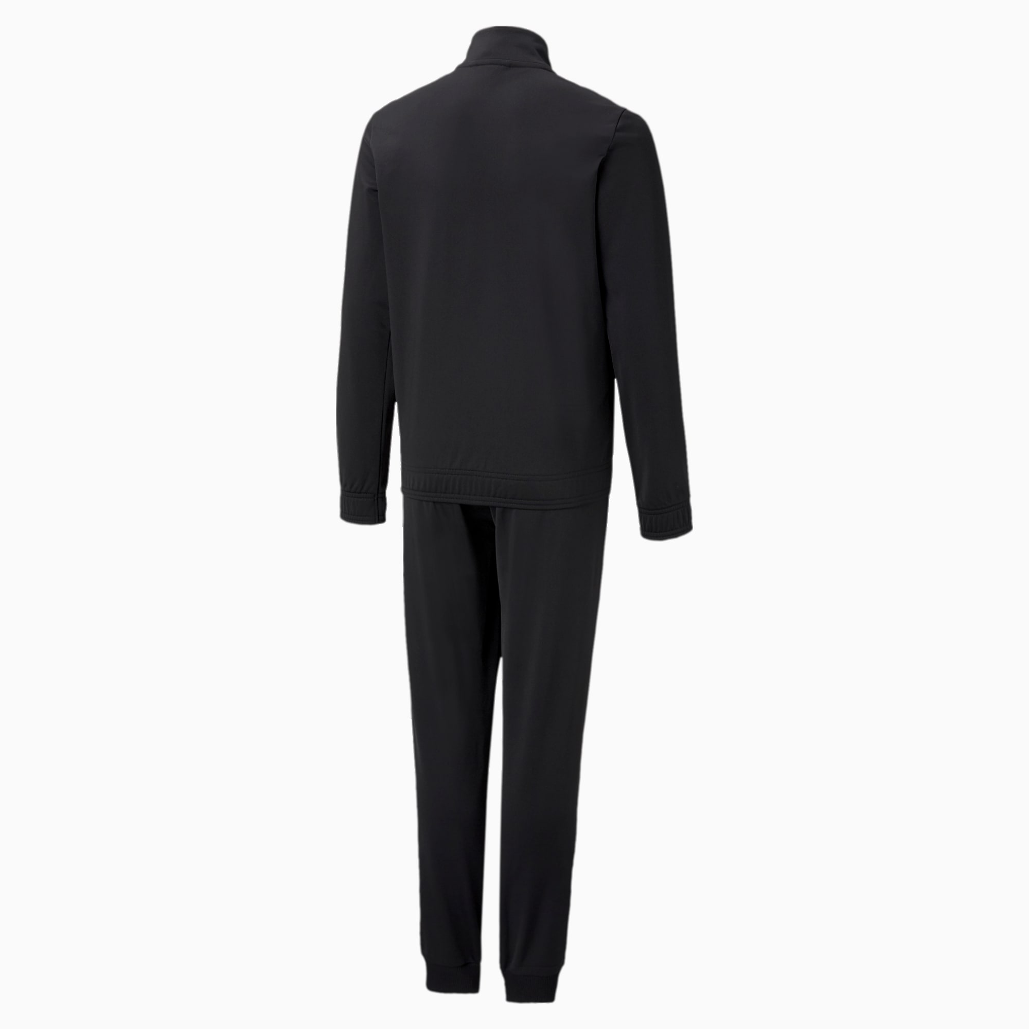 PUMA Polyester Youth Tracksuit, Black, Size 104, Clothing