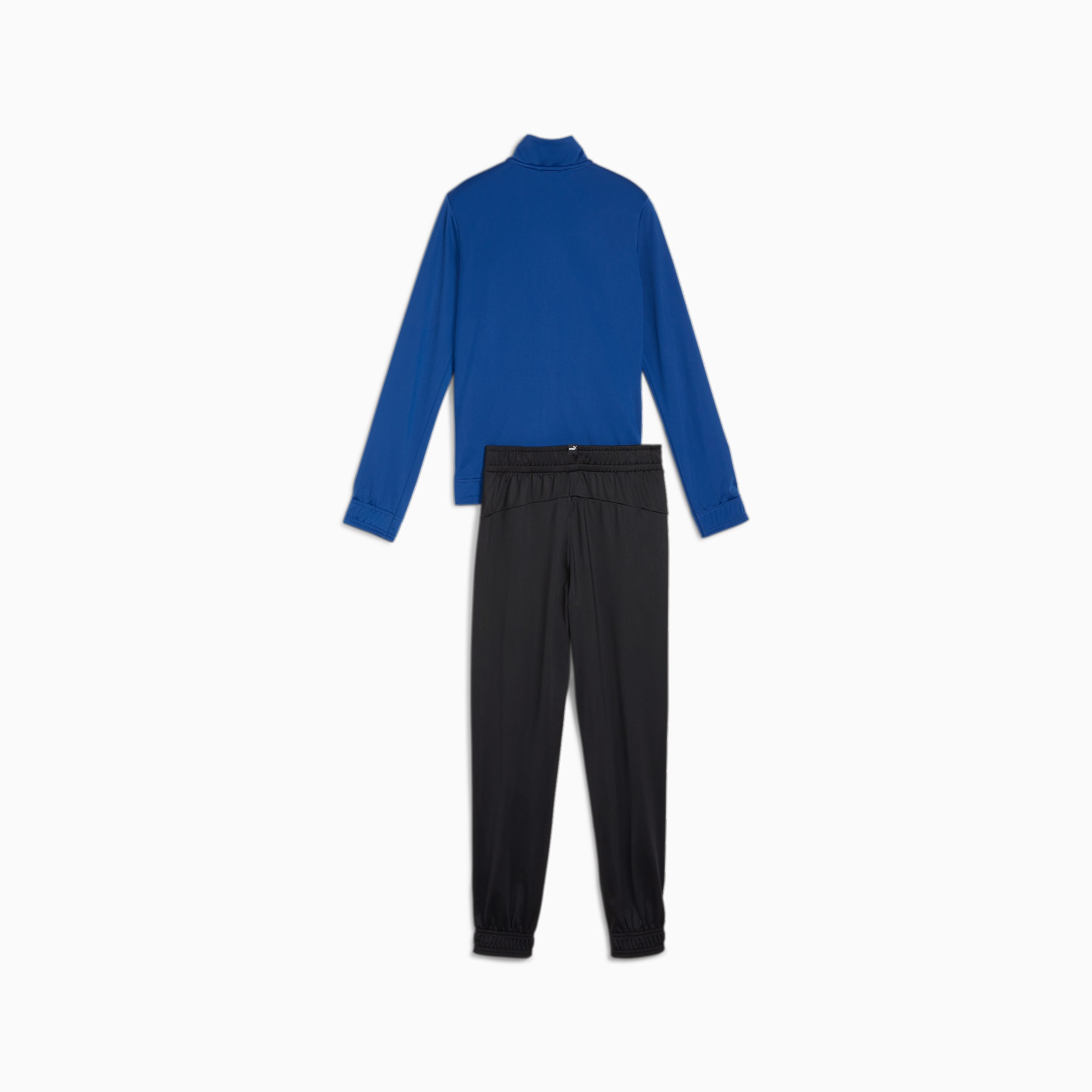 PUMA Jugend-Trainingsanzug Aus Polyester Für Kinder, Blau, Größe: 152, Kleidung