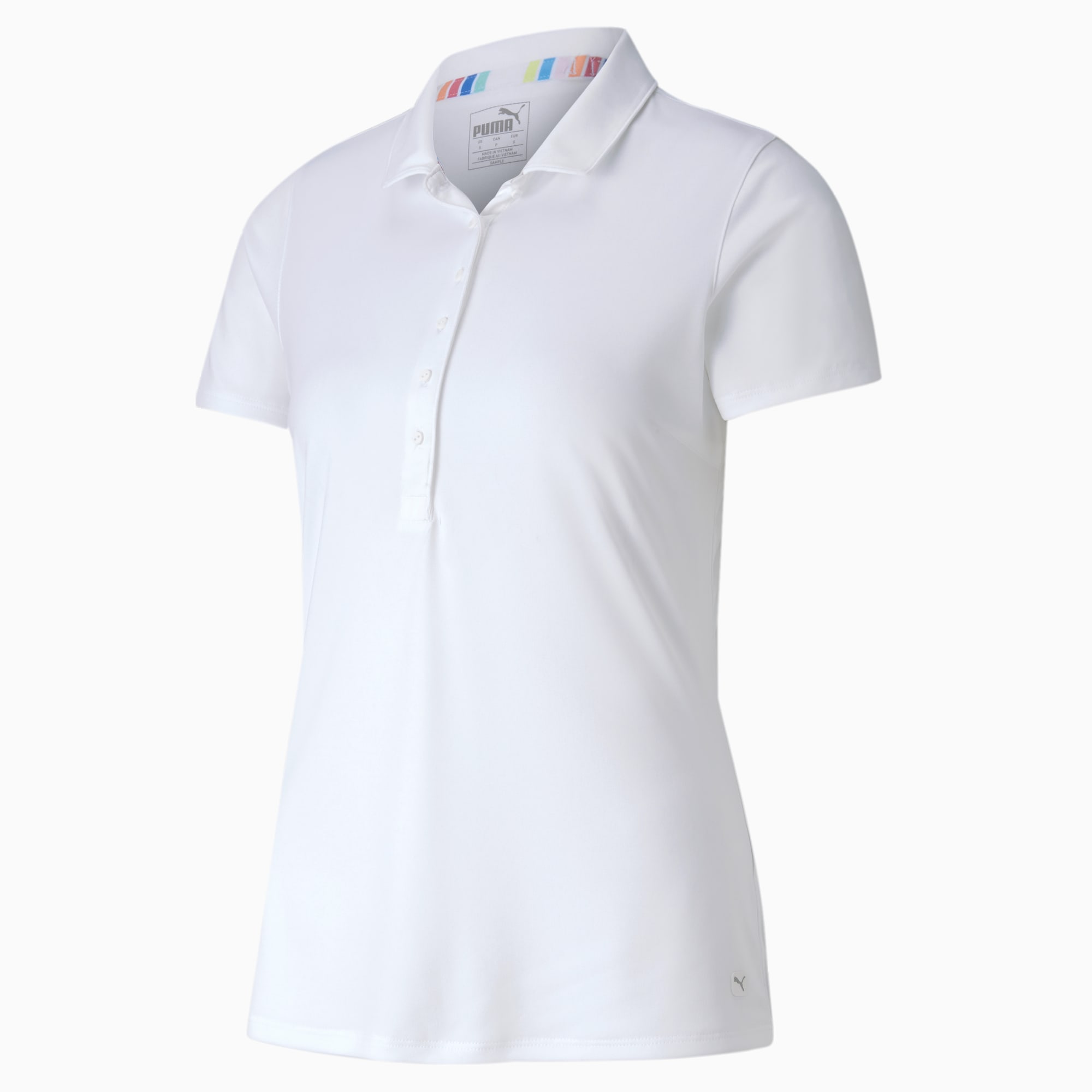PUMA Rotations poloshirt dames pour Femme, Blanc, Taille M, Vêtements