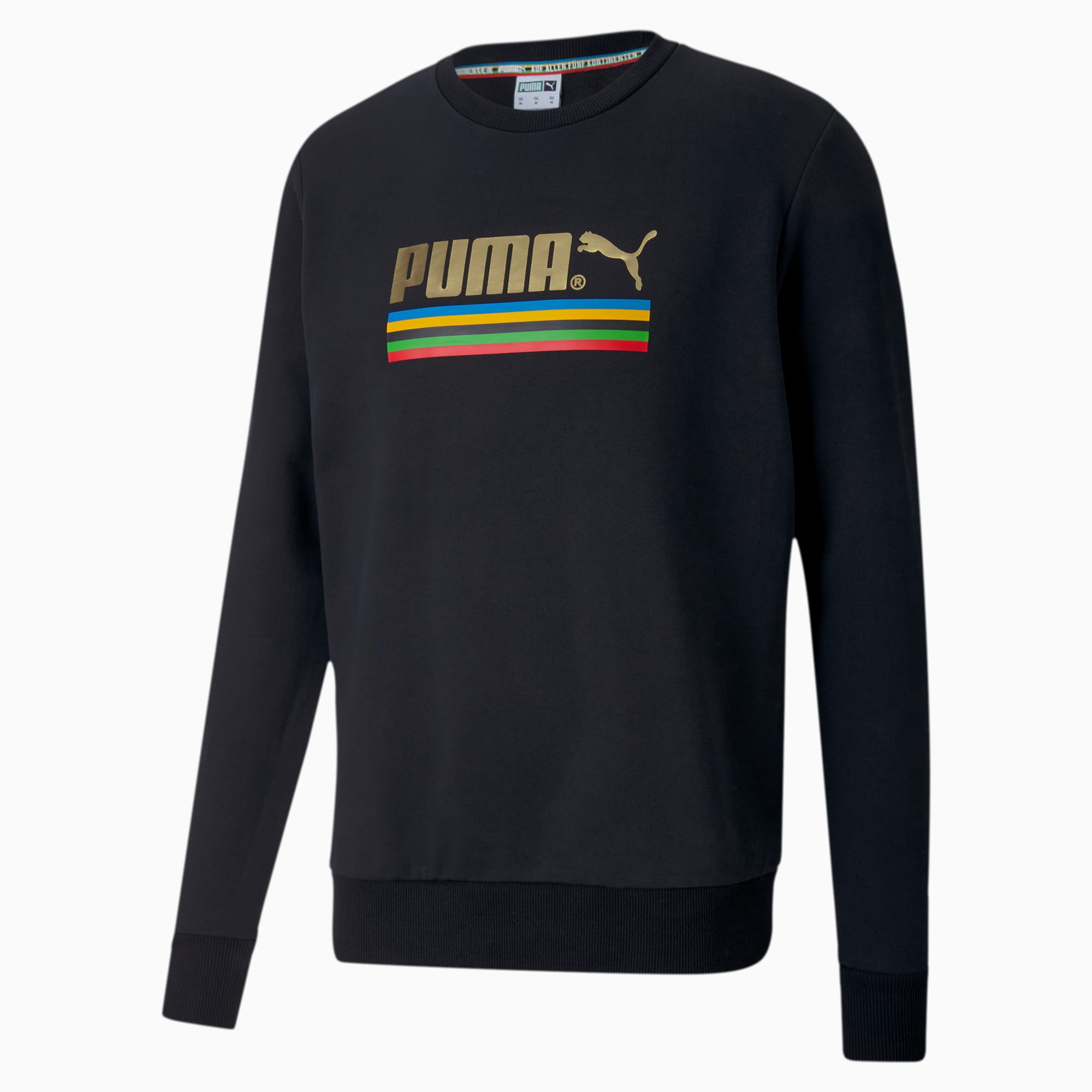 PUMA The Unity Collection TFS Crew Neck sweater, Zwart/Aucun, Maat L