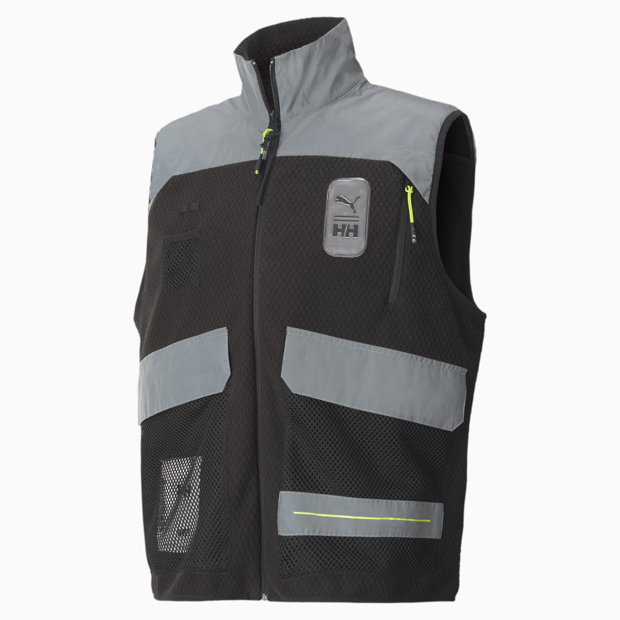 Gilet PUMA x HELLY HANSEN Polarfleece pour Homme, Noir, Taille L, Vêtements