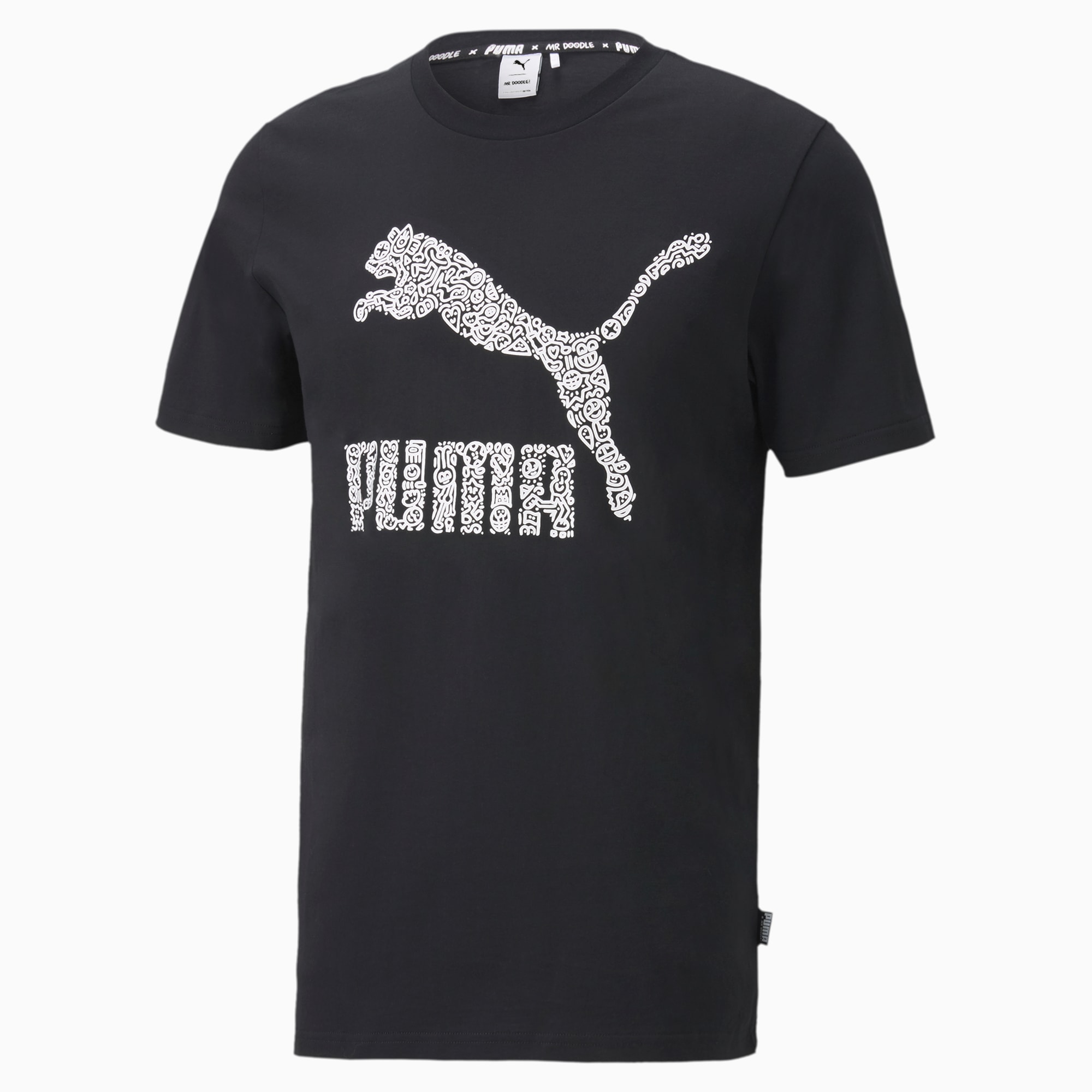 PUMA x MR DOODLE T-shirt voor Heren, Zwart, Maat XXL