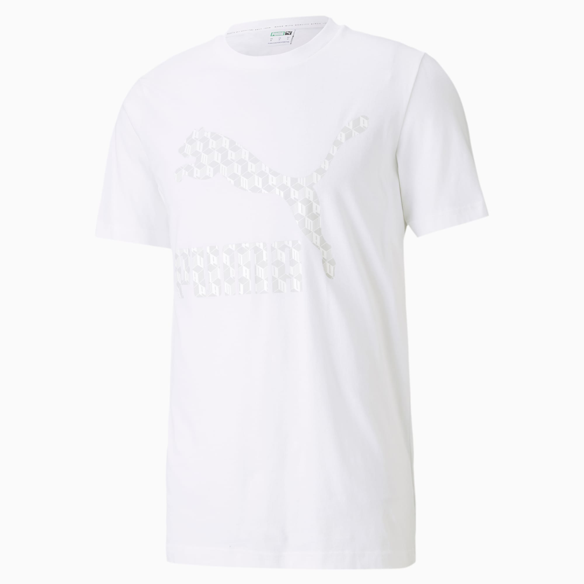 Summer Luxe Graphic T-shirt voor Heren, Wit, Maat XL | PUMA