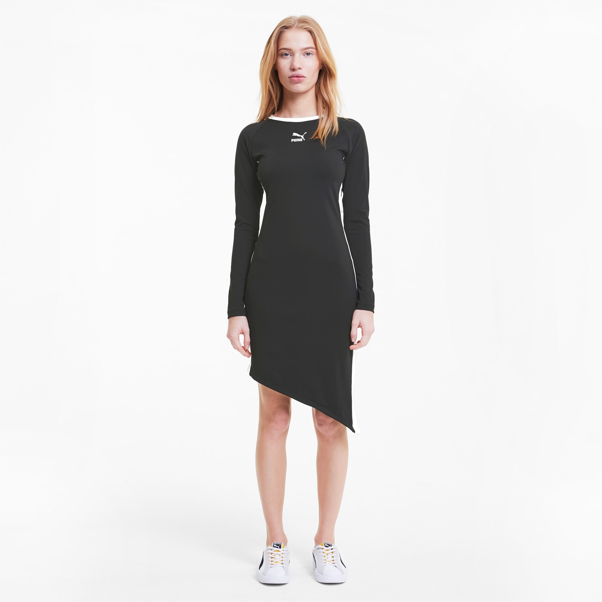 Image of PUMA T7 2020 Fashion Damen Kleid | Mit Aucun | Schwarz | Größe: XS