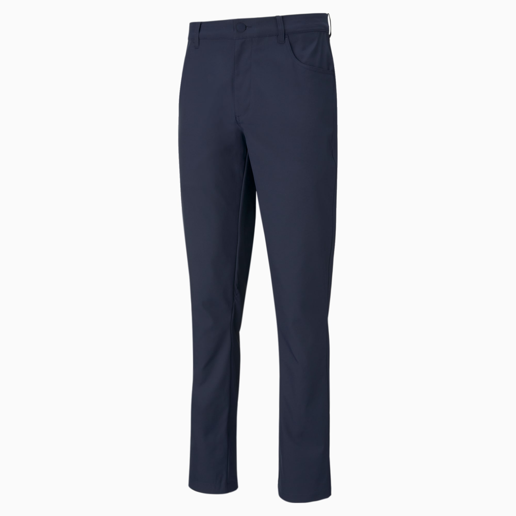 PUMA Pantalon de golf Jackpot 5 poches pour Homme, Bleu, Taille 32/32, Vêtements