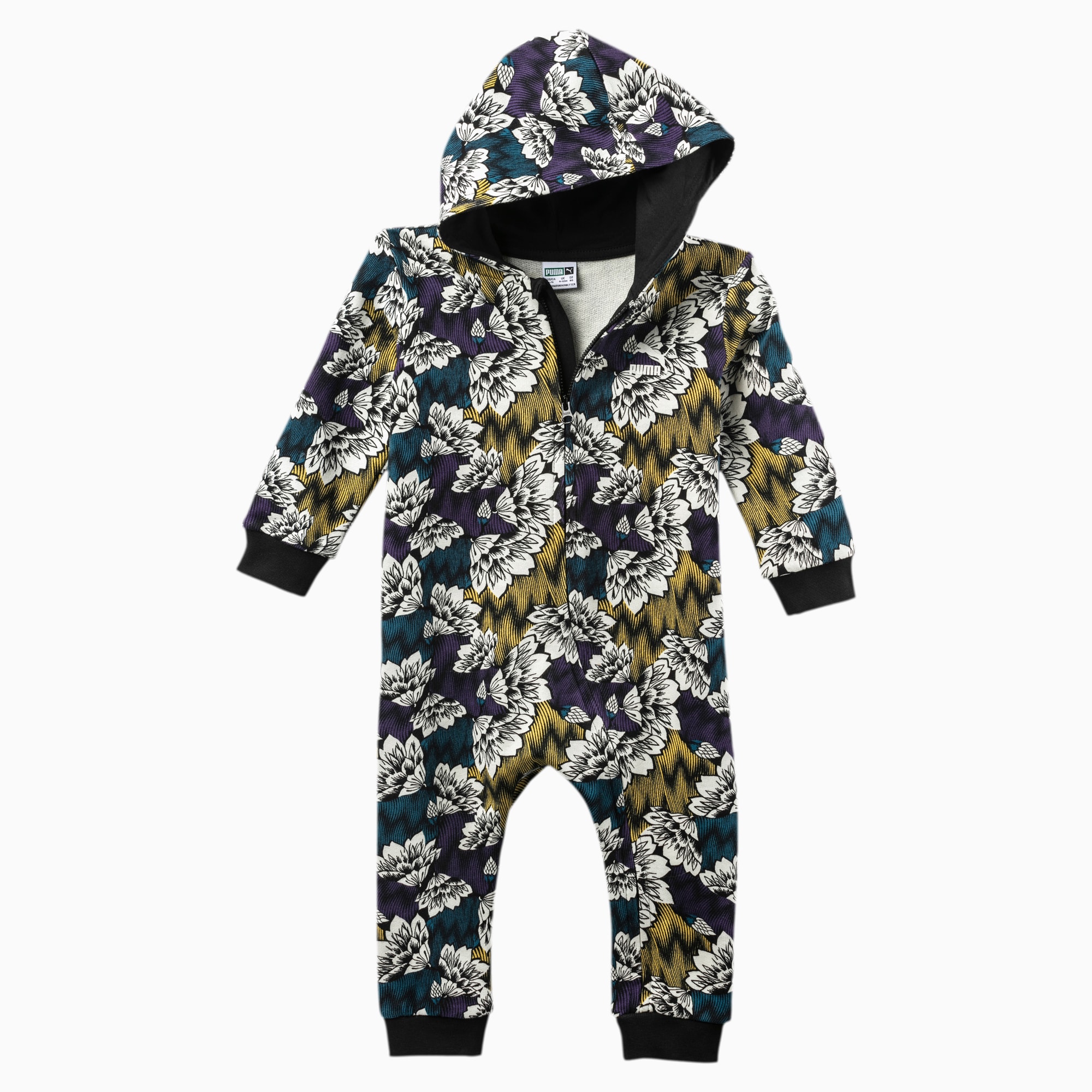 Image of PUMA Allover-Print Babies Einteiliger Anzug Für Kinder | Mit Abstract Muster | Blau | Größe: 98