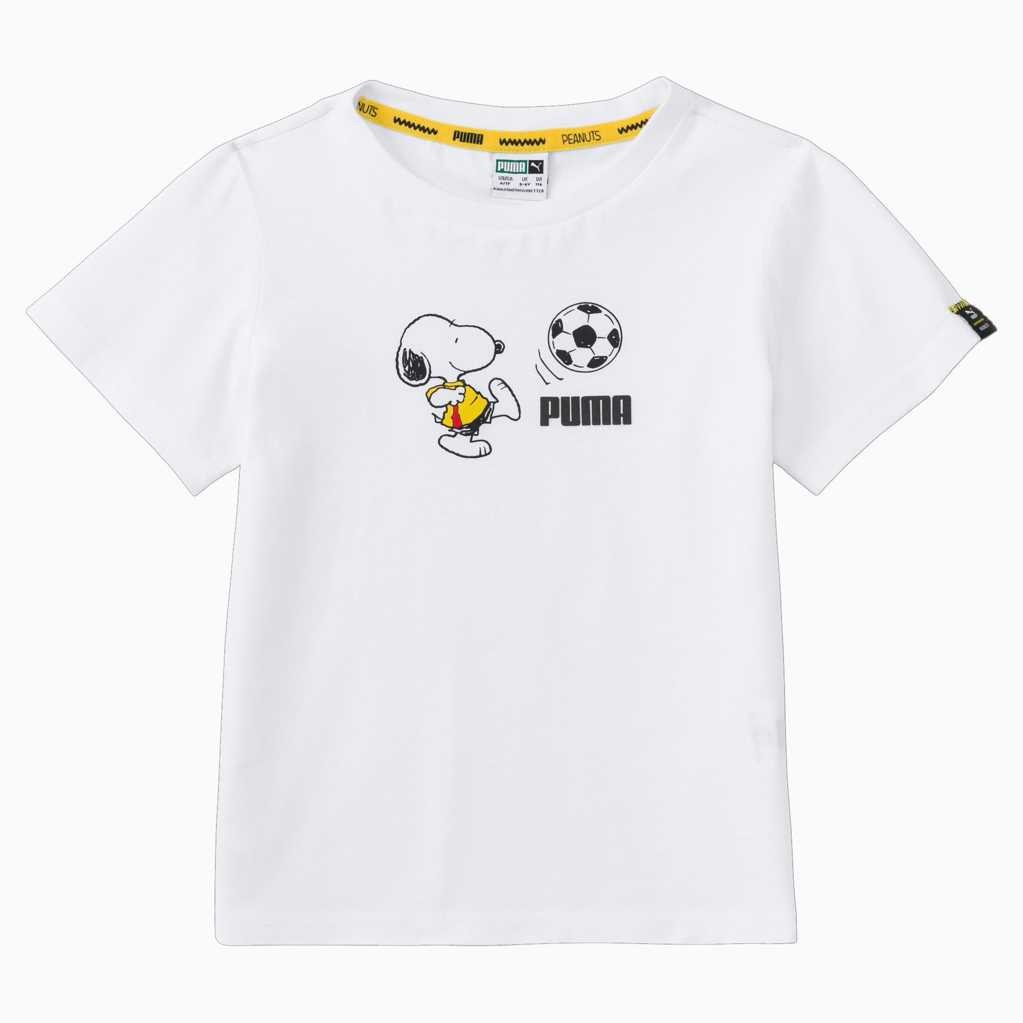 T-Shirt PUMA x PEANUTS enfant, Blanc, Taille 152, Vêtements