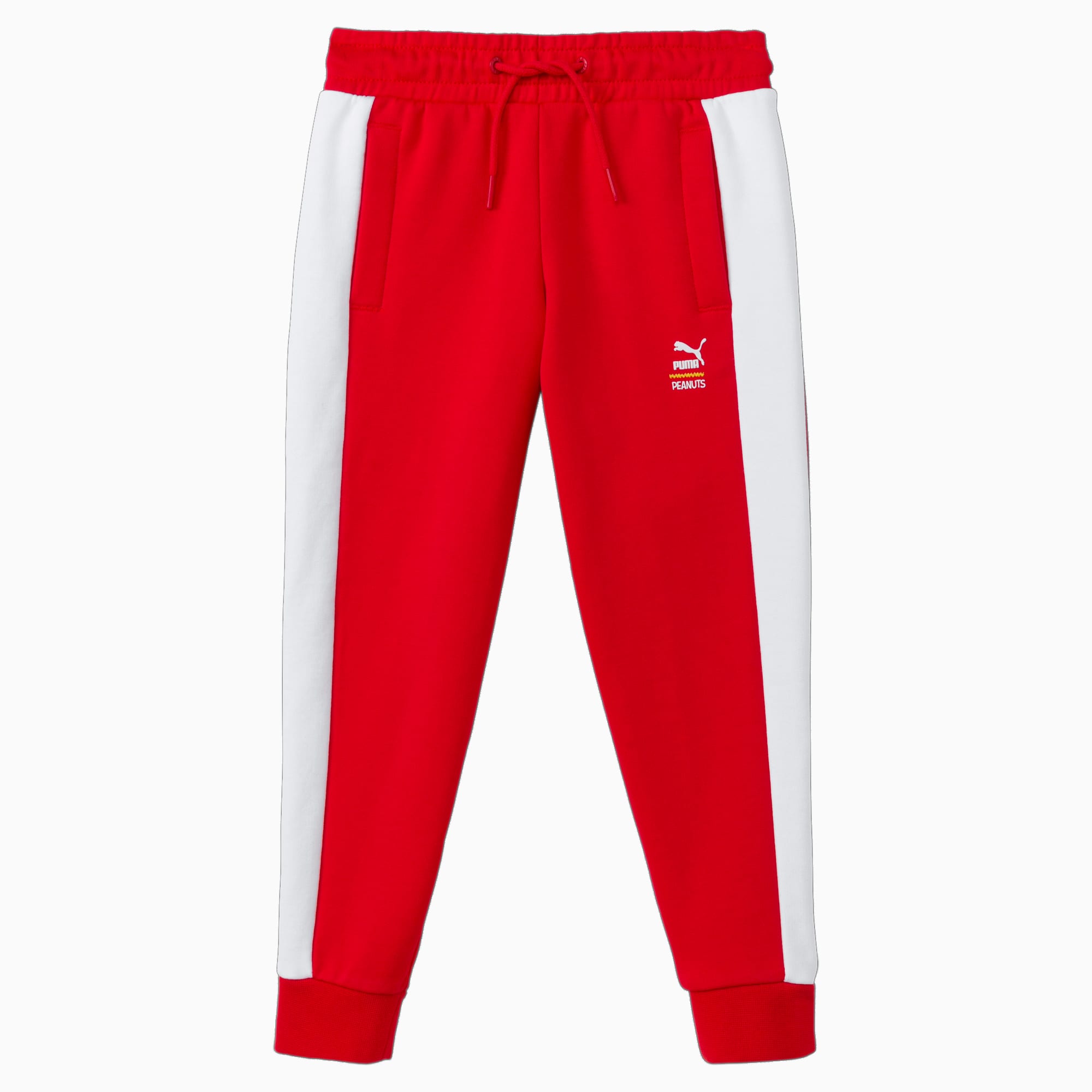 Pantalon de survêtement PUMA x PEANUTS enfant, Rouge, Taille 104, Vêtements