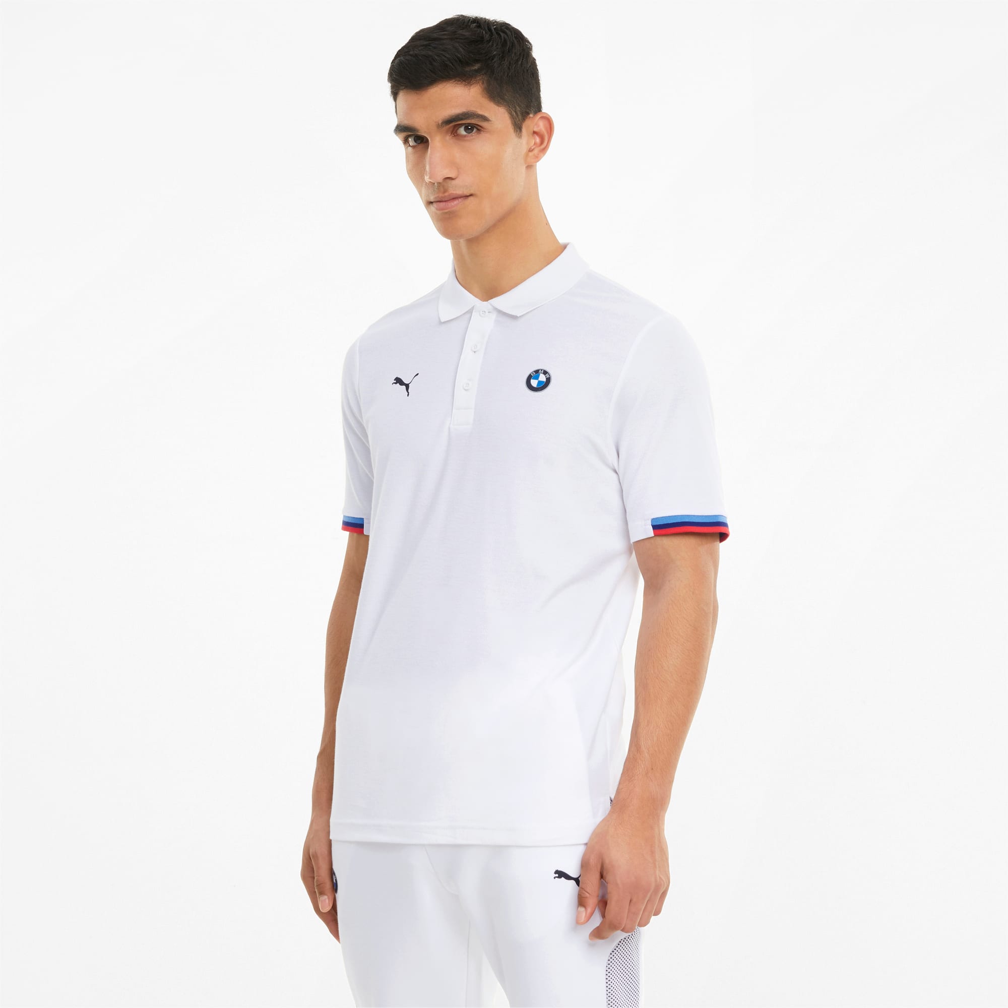 PUMA Polo BMW M Motorsport homme, Blanc, Taille XXL, Vêtements