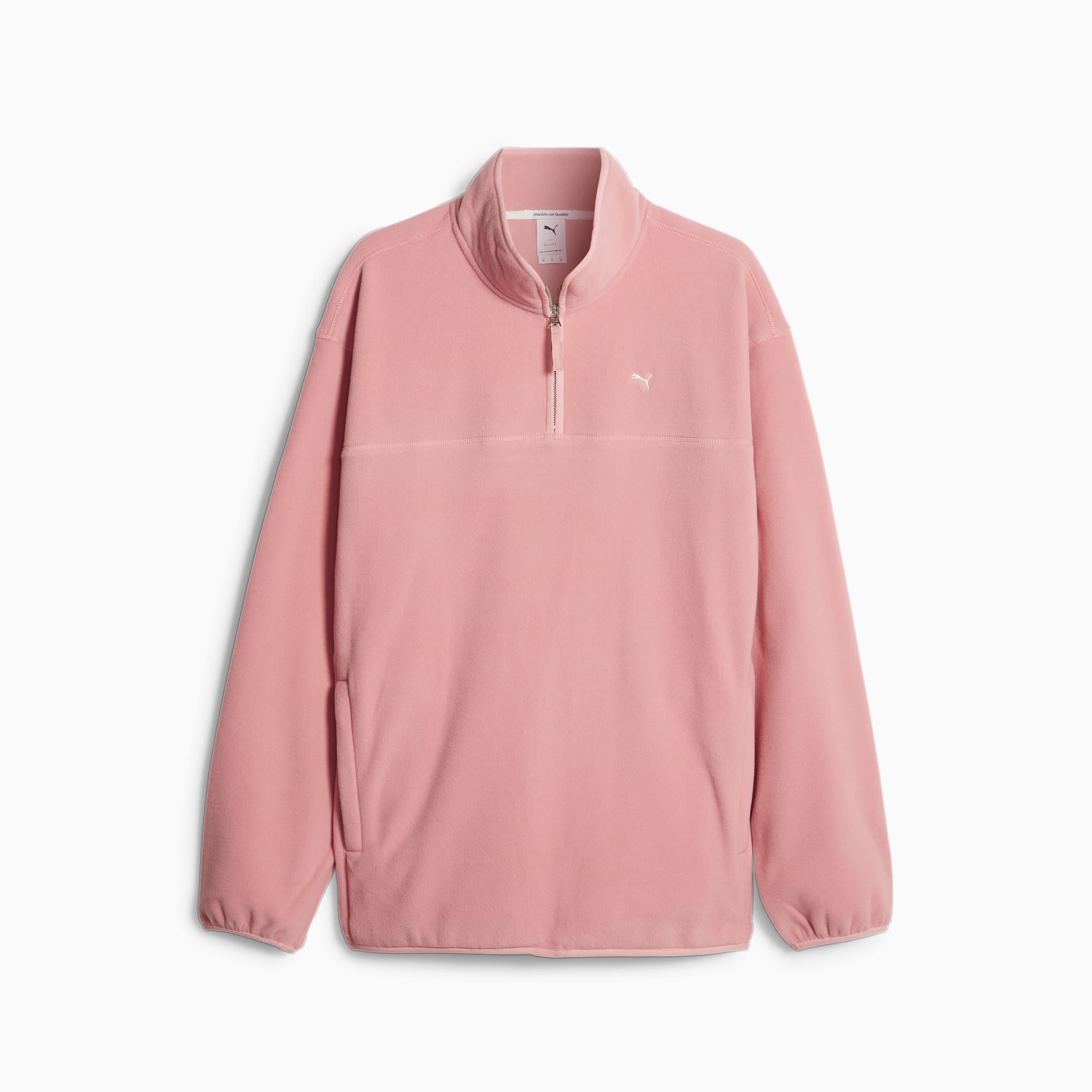 PUMA MMQ Polarfleece-Pullover Für Herren, Rosa, Größe: L, Kleidung