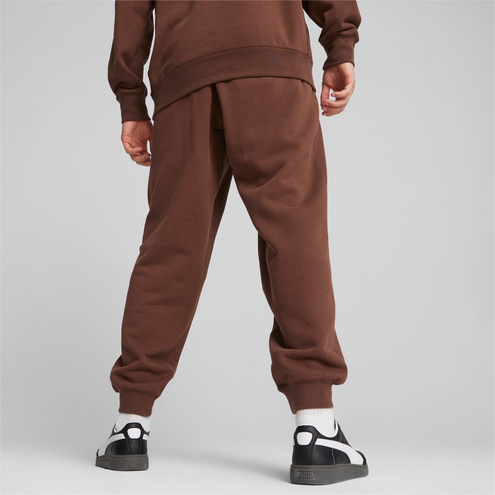 Men's PUMA Mmq Sweatpants, Chestnut Brown