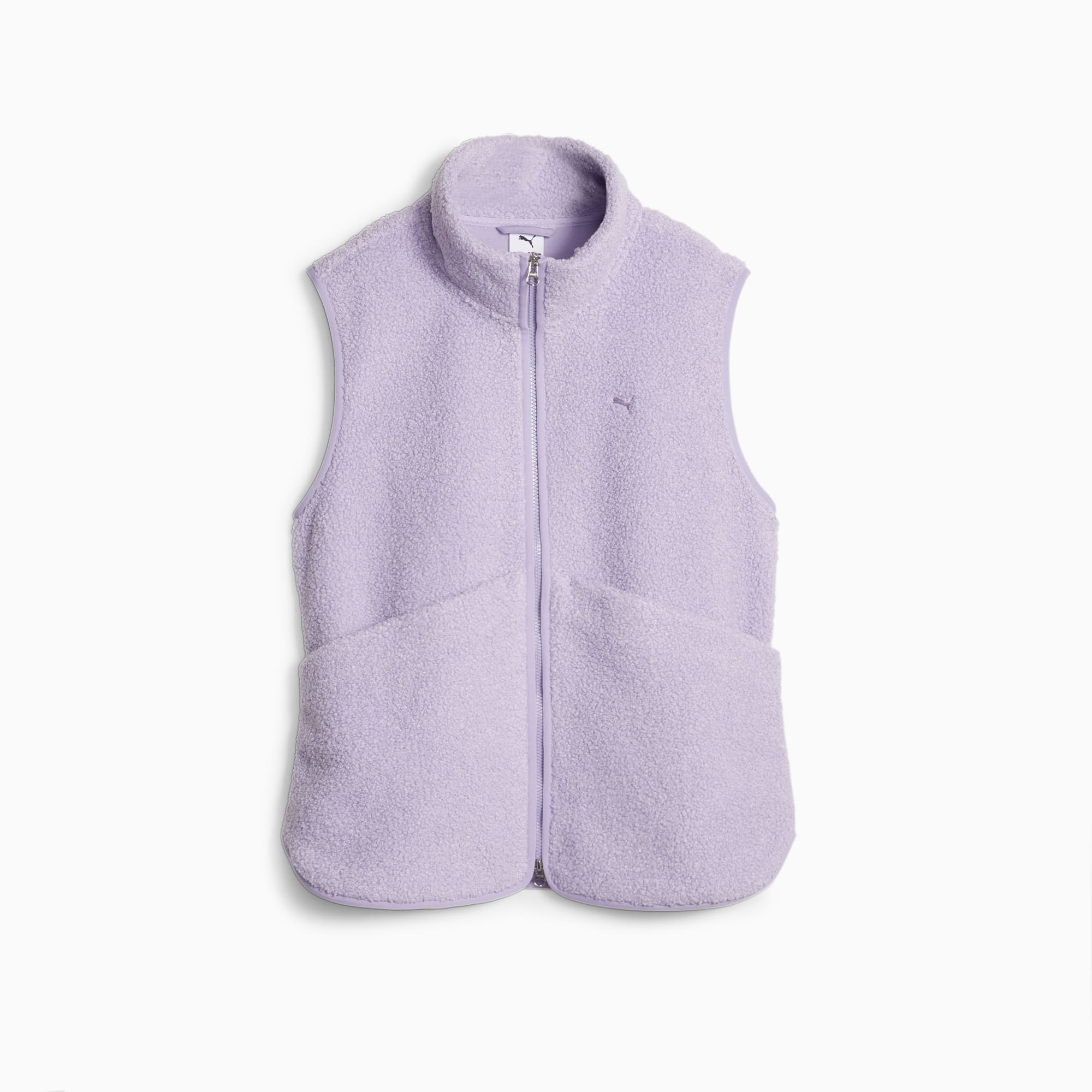 PUMA Yona Women's Fleece Vest Women's Jacket, Vivid Viola, Size XS, Clothing