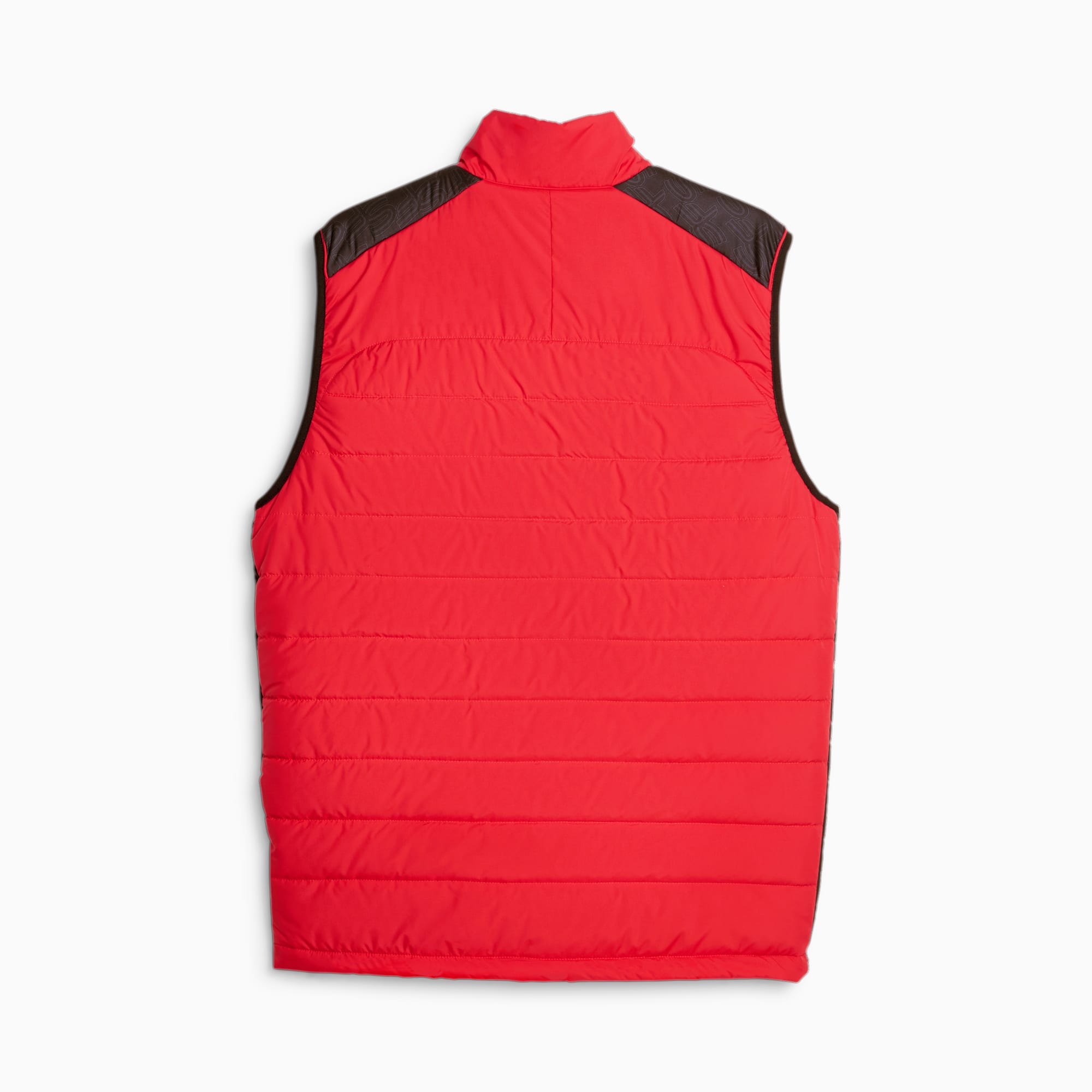 PUMA Scuderia Ferrari Race Men's Padded Vest Men's Jacket, Red, Size L, Clothing