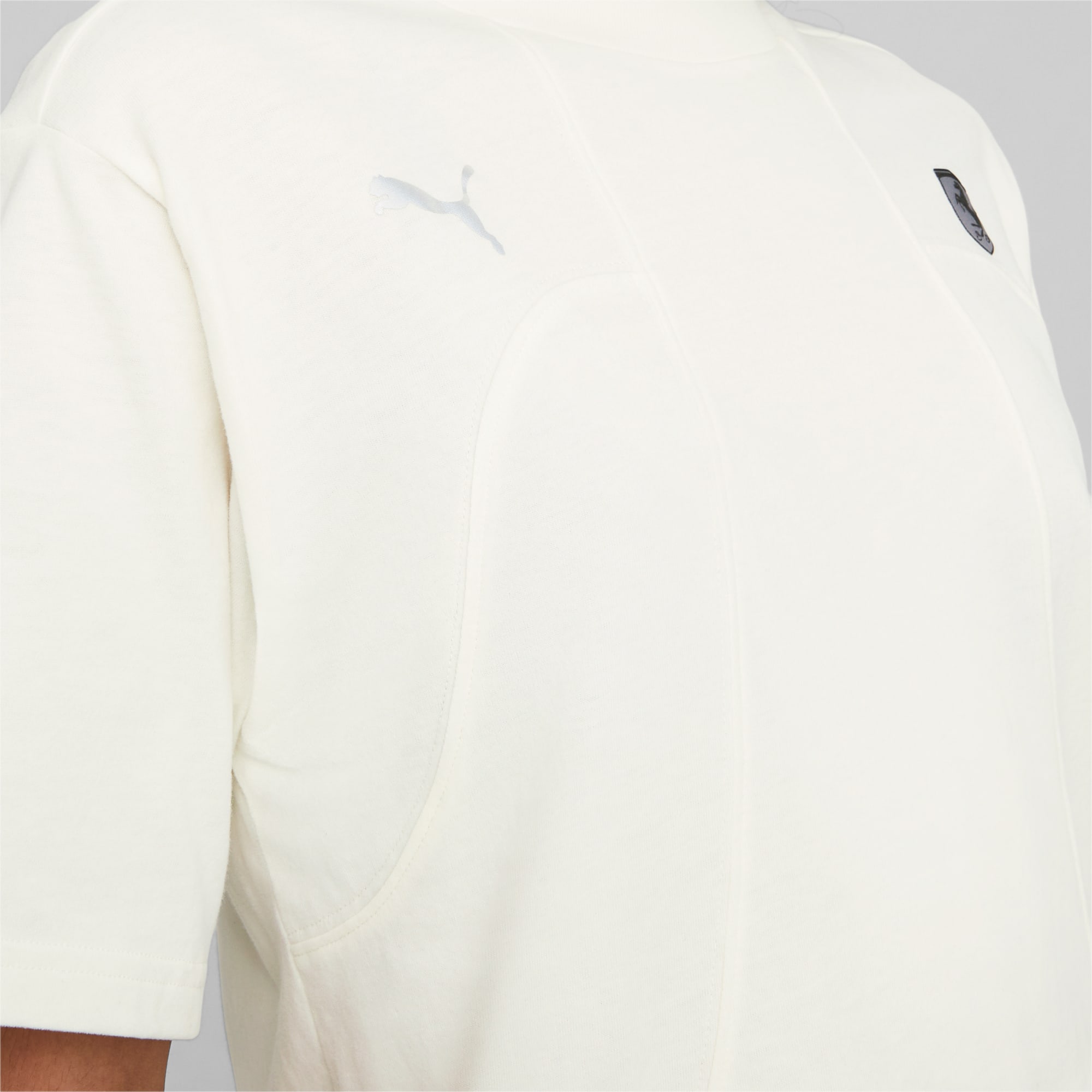 PUMA T-Shirt Scuderia Ferrari Style Femme, Blanc