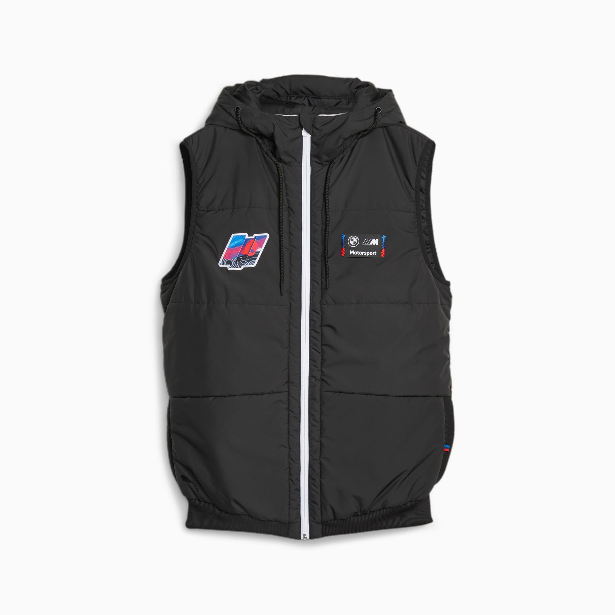 PUMA BMW M Motorsport Statement Race Vest Men's Jacket, Black, Size XS, Clothing