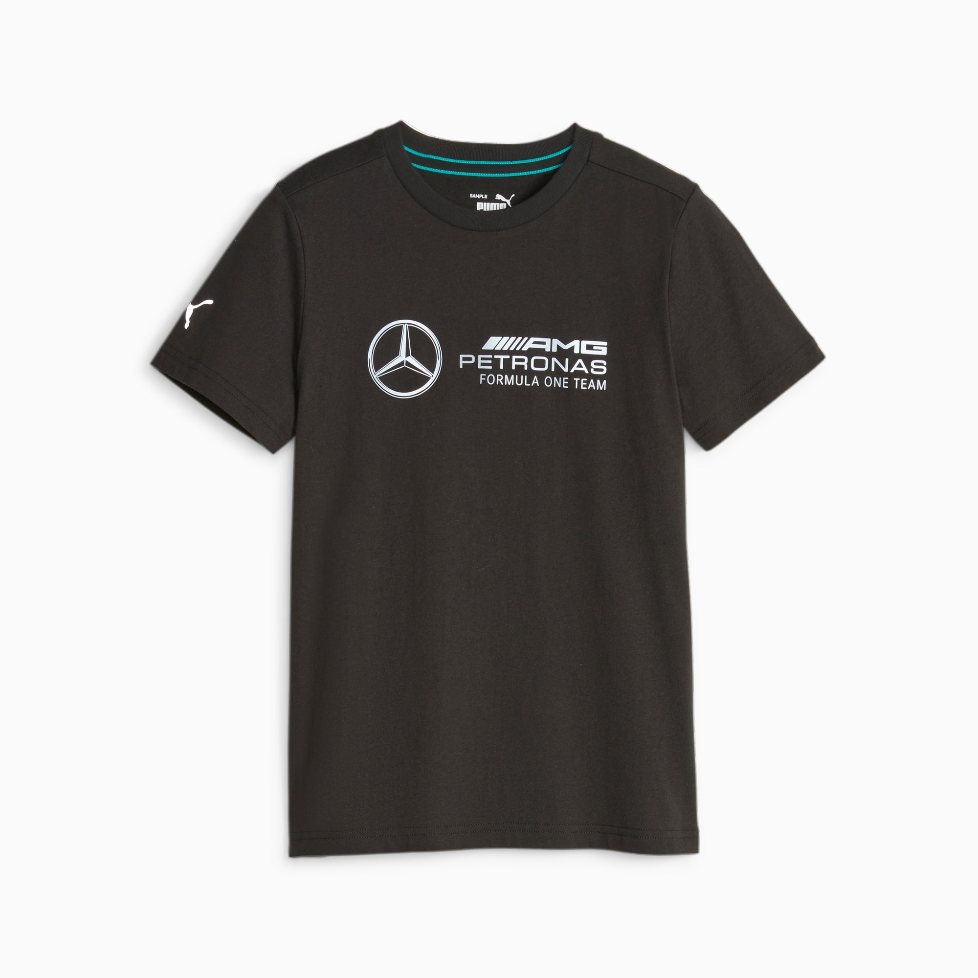 PUMA Mercedes-AMG Petronas Motorsport T-shirt met logo, Zwart