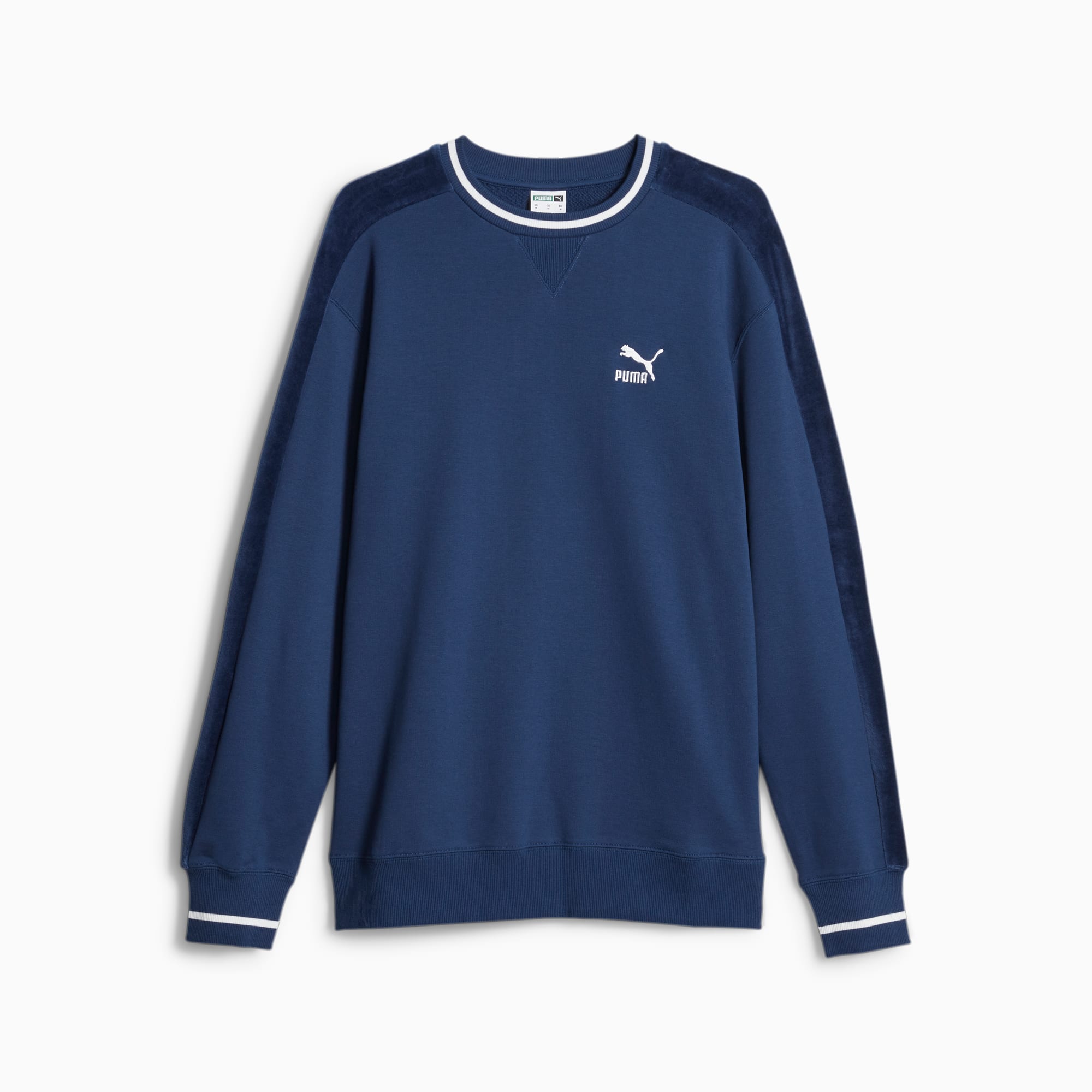 PUMA T7 Sweatshirt Herren, Blau, Größe: XS, Kleidung