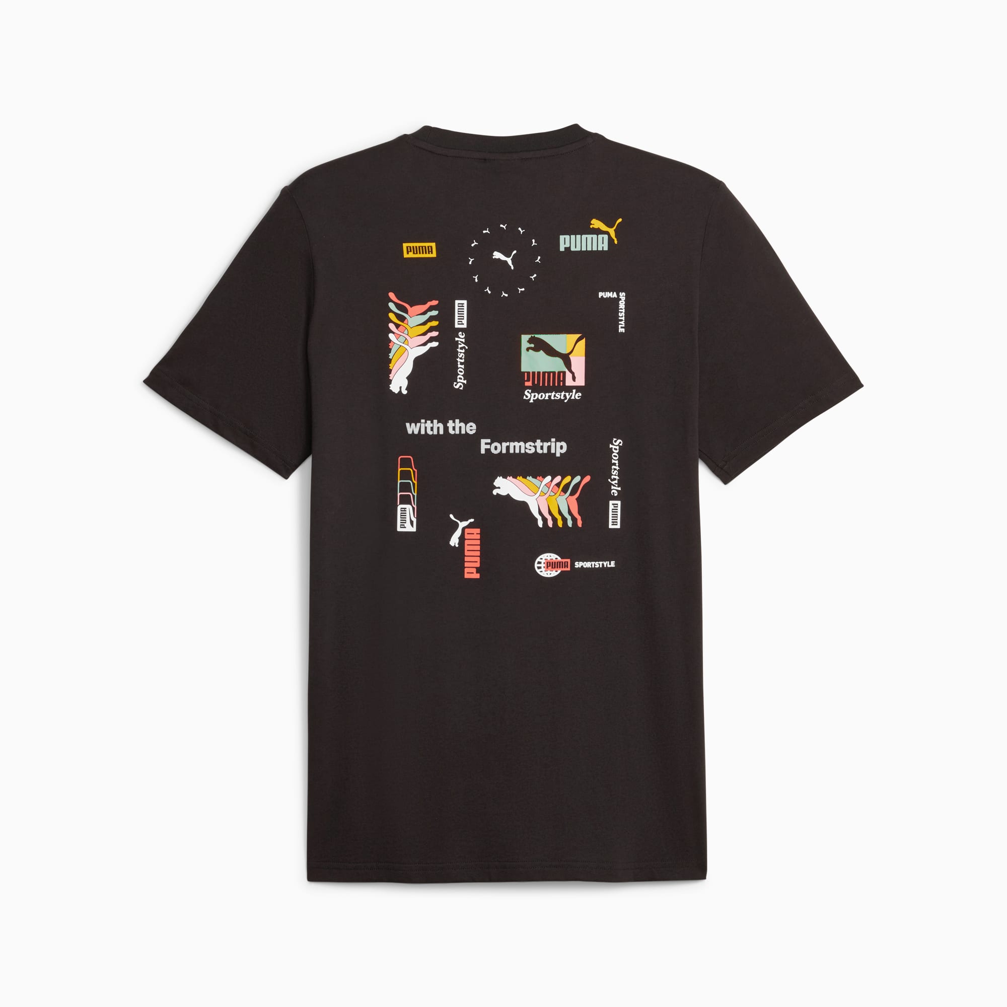 PUMA Classics Brand Love T-shirt voor Heren, Zwart