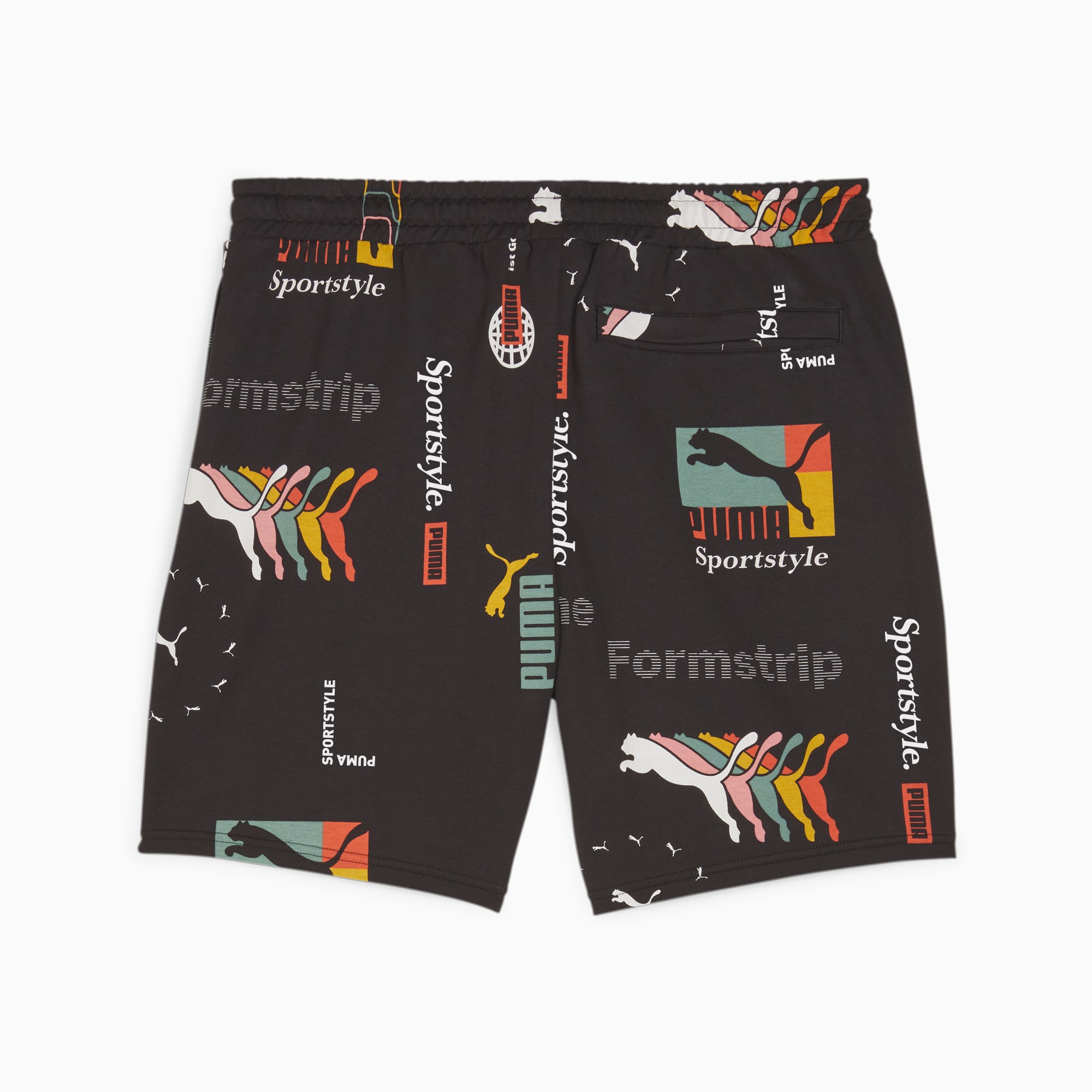 PUMA Classics Brand Love short voor Dames, Zwart