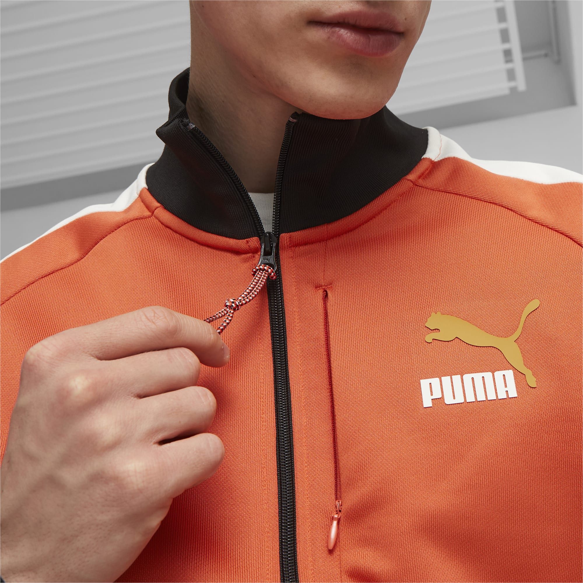 PUMA T7 Men's Track Jacket, Fall Foliage, Size XS, Clothing