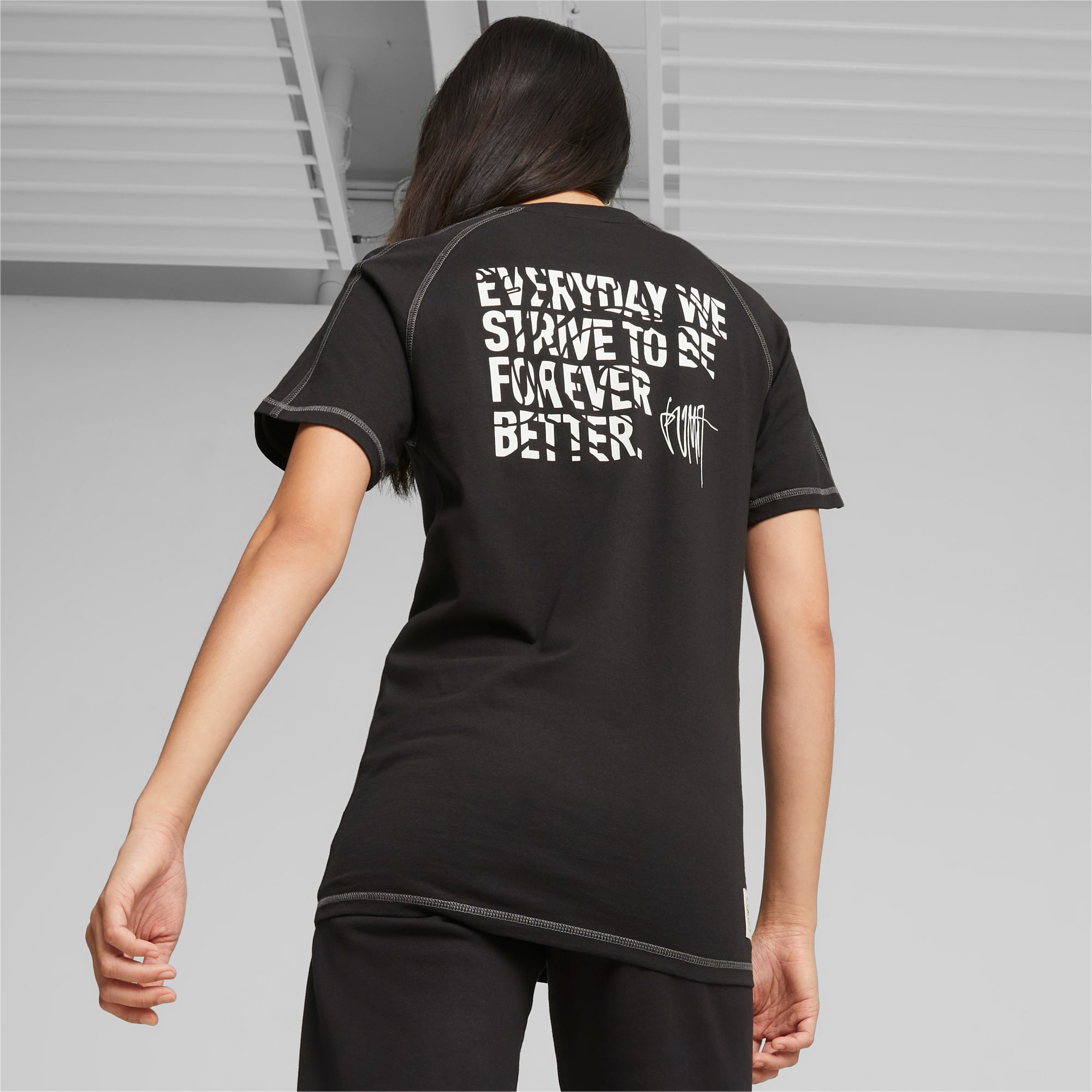 Men's PUMA Classics Graphic T-Shirt, Black, Size XXS, Clothing