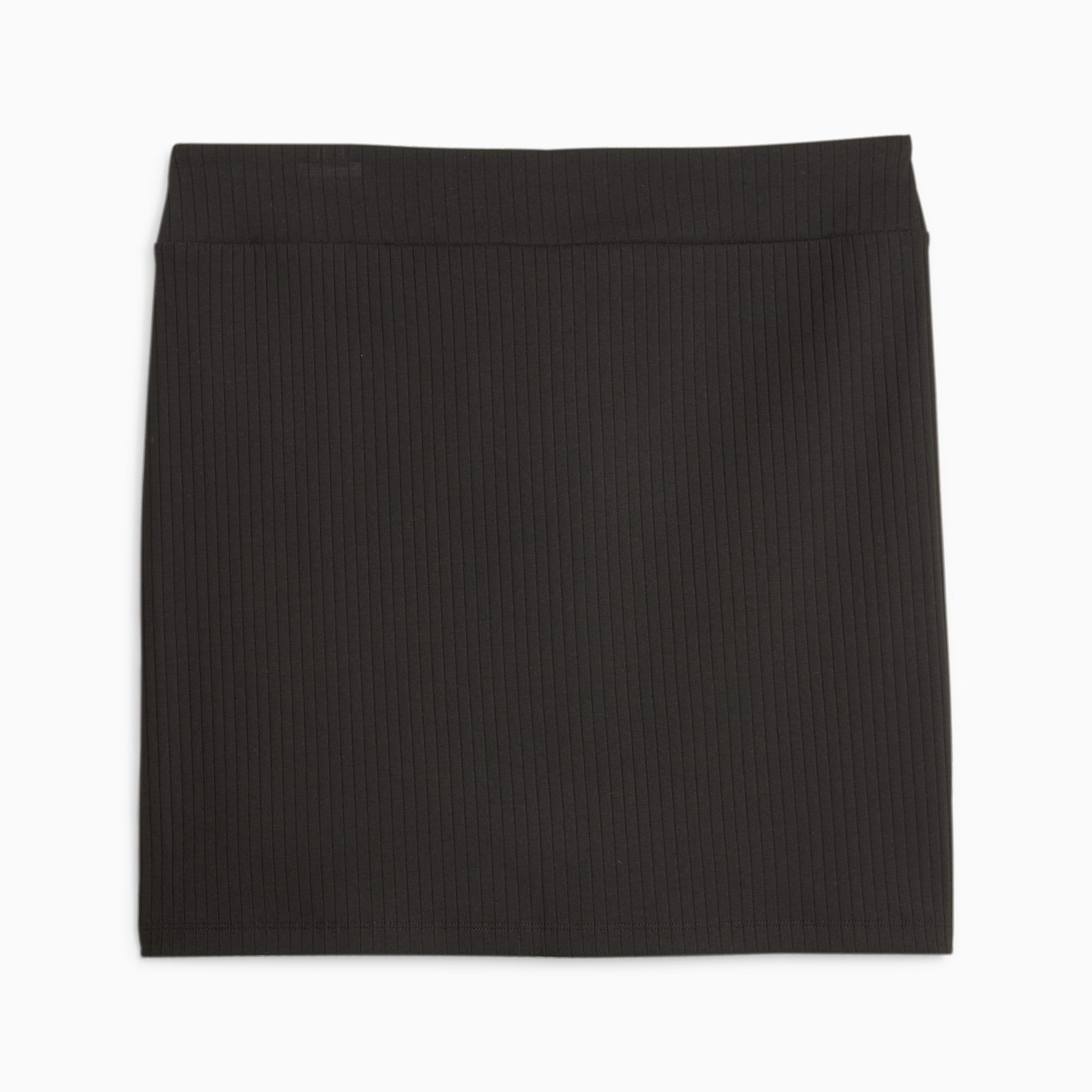 PUMA Classics Women's Ribbed Skirt, Black, Size M, Clothing
